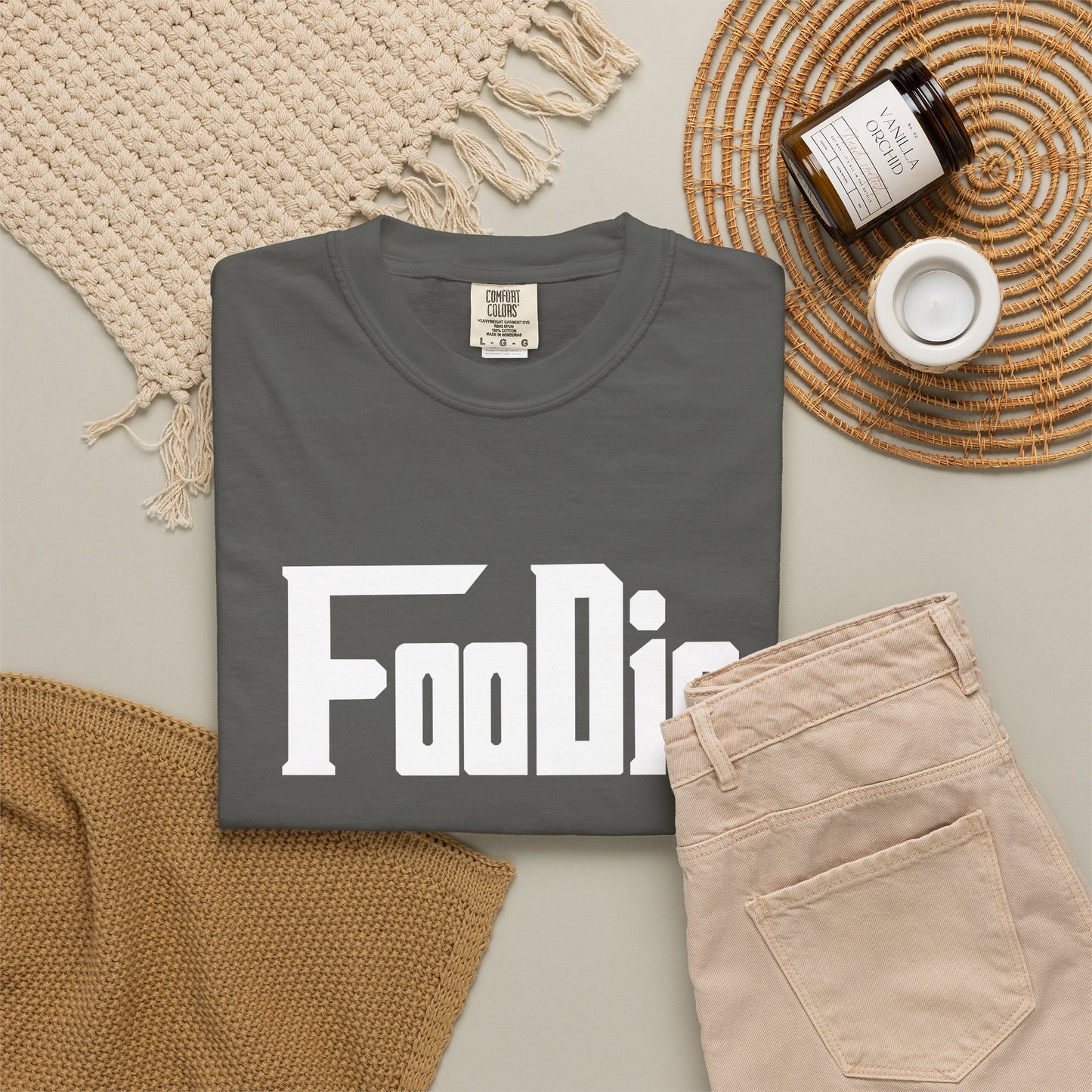 L.O.E.F Foodie Unisex Tee Shirt (White)