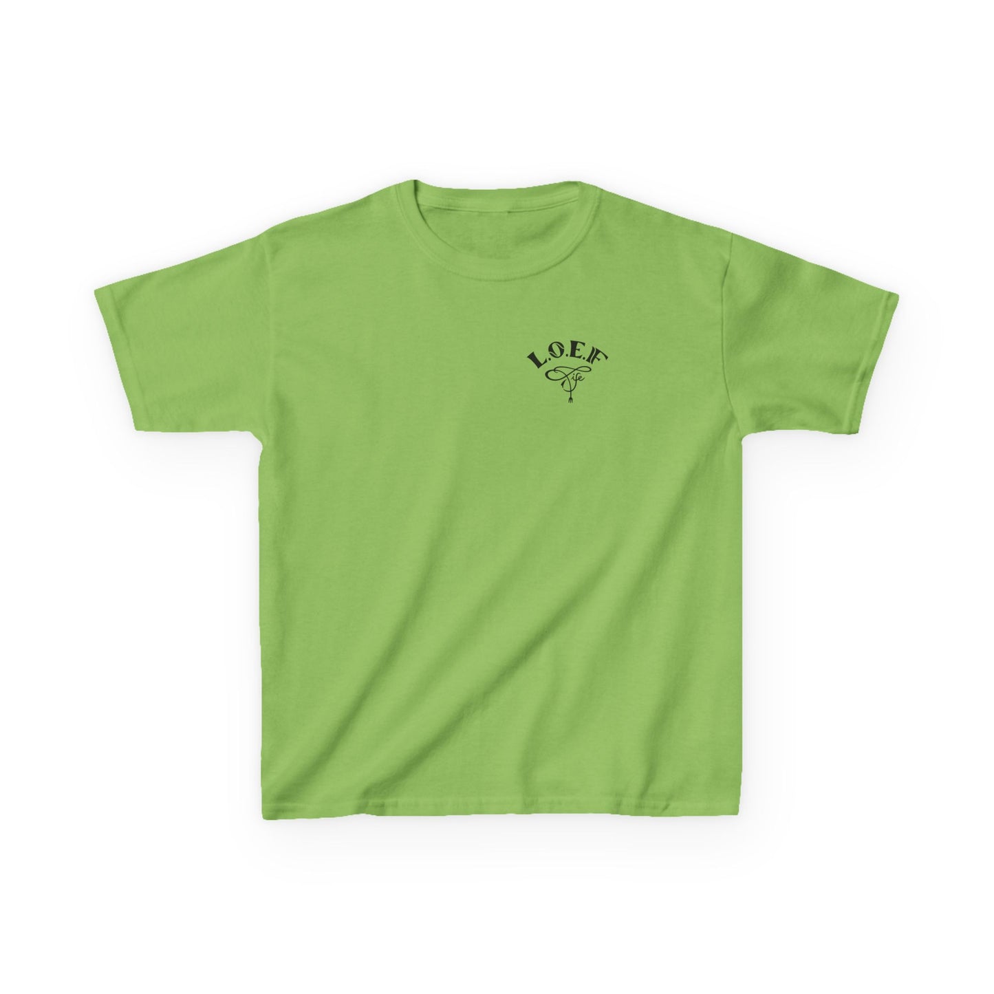 L.O.E.F Foodie 4Life Young Tee Shirt  (Black)