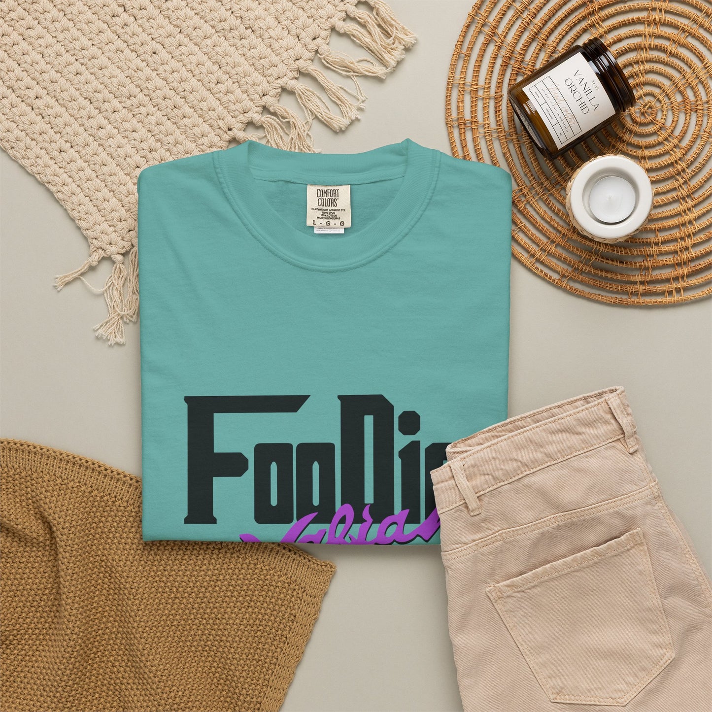 L.O.E.F Foodie Mafia Unisex Tee shirt (Bright Purple)