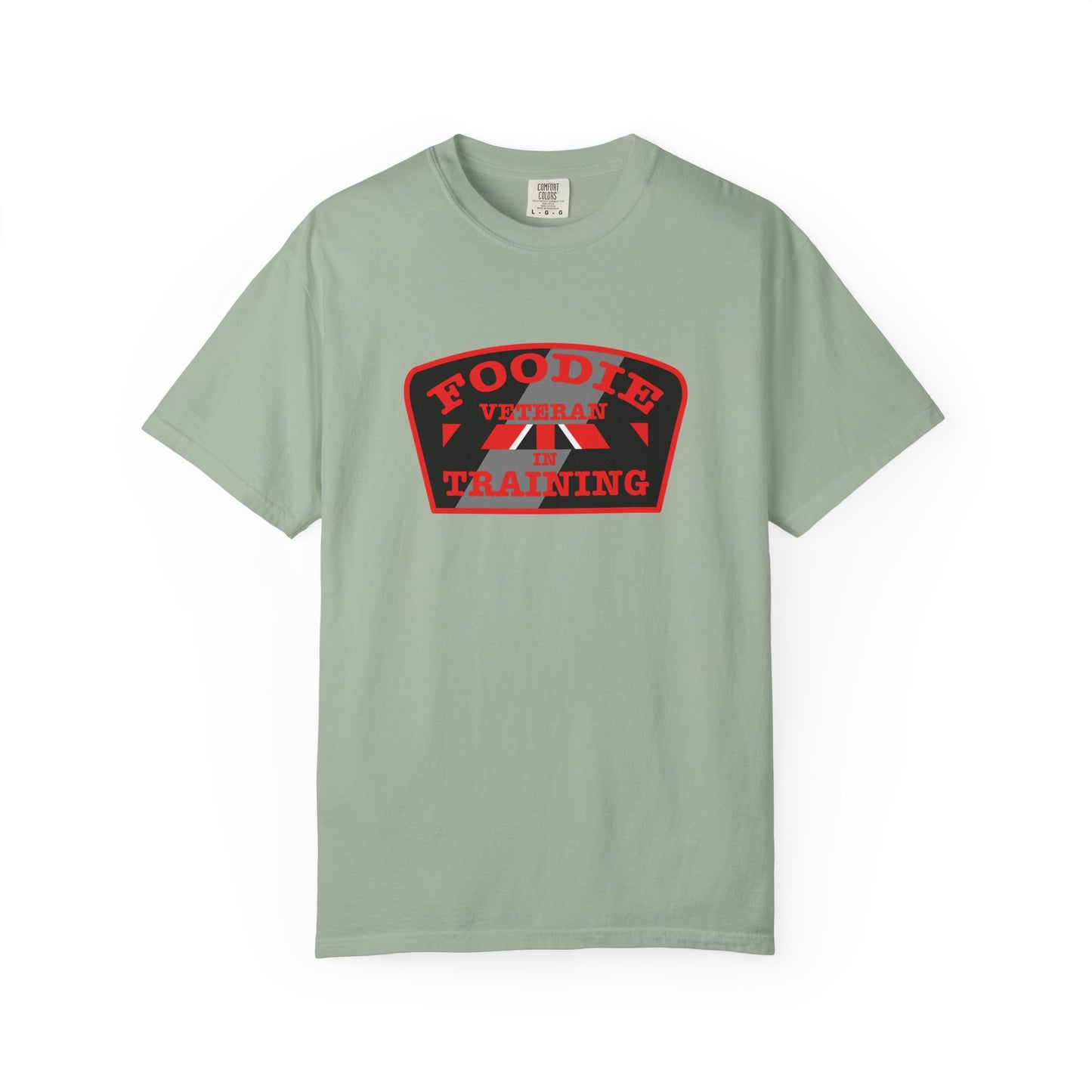 L.O.E.F Foodie Veteran IN TRAINING Unisex Tee Shirt (Red)