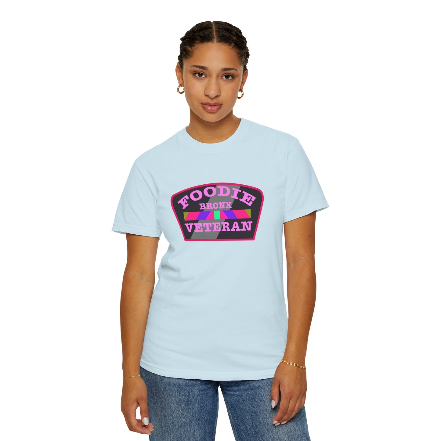 L.O.E.F Foodie Veteran Bronx Unisex Tee Shirt (Pink)