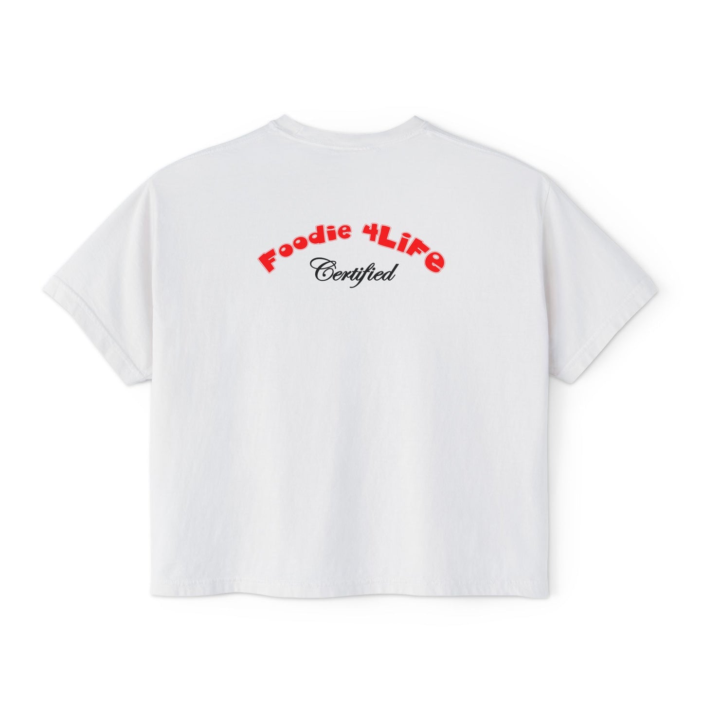 L.O.E.F Foodie 4Life Certified Boxy Tee (Fiery Red)