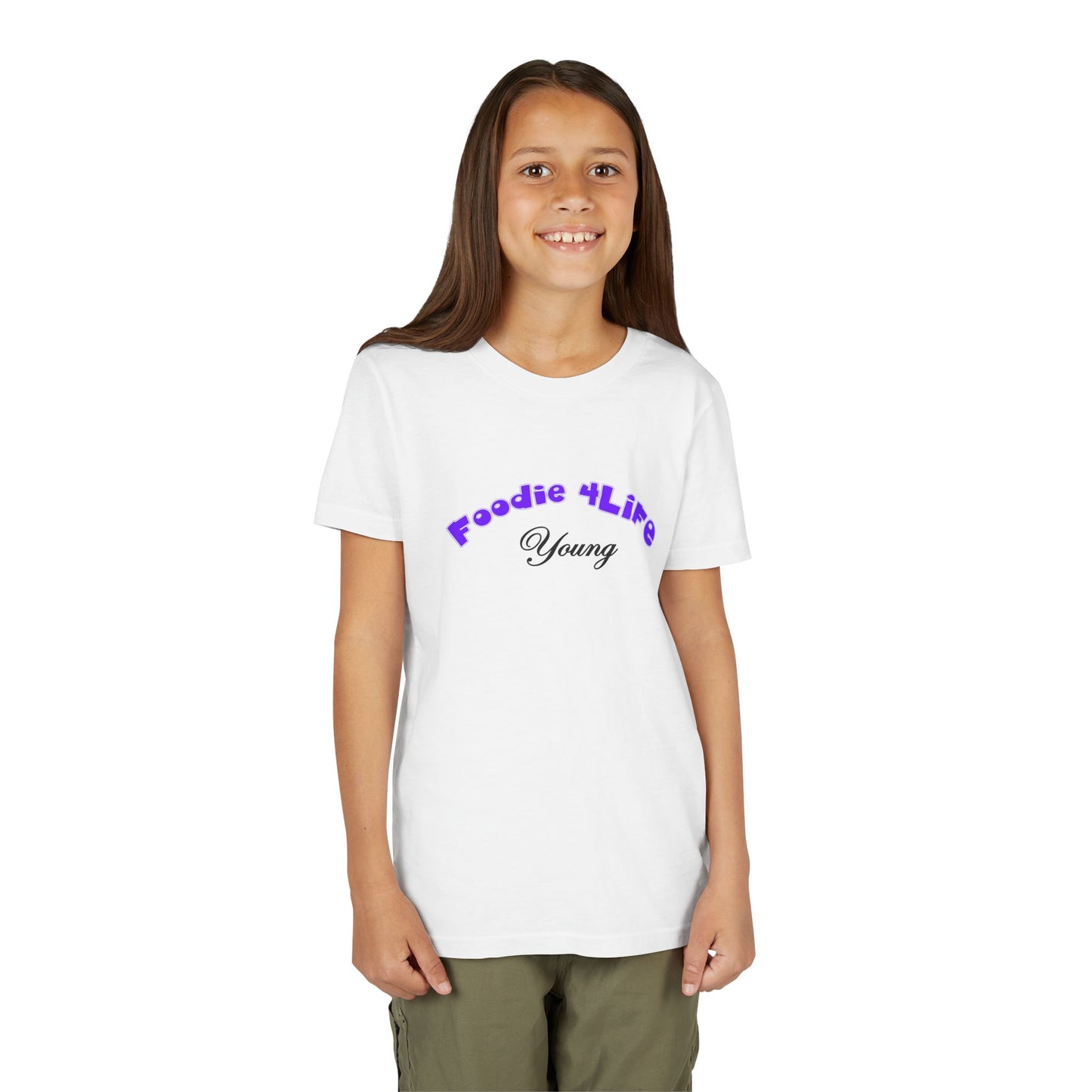 L.O.E.F Foodie 4Life Young Tee Shirt  (Violet)