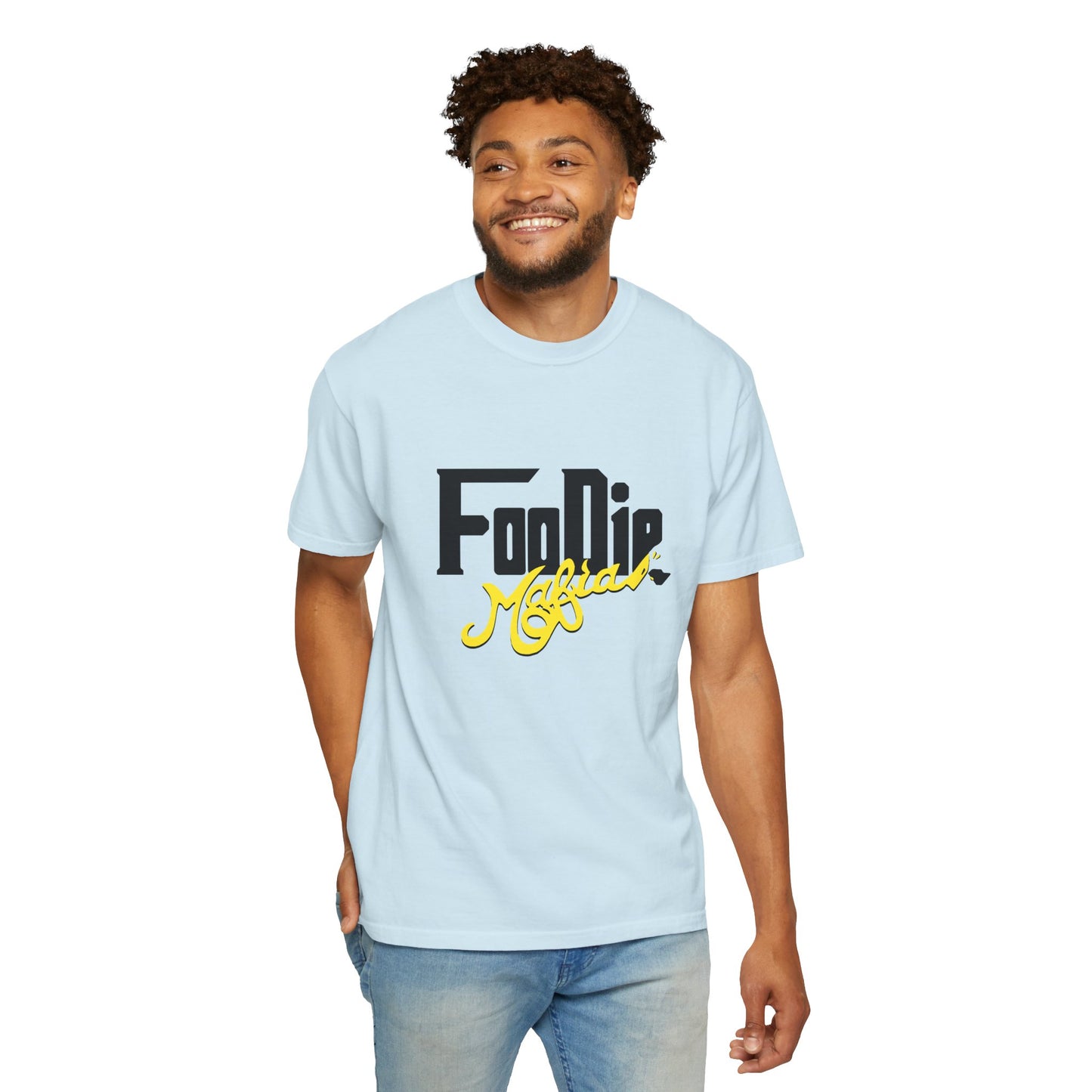 L.O.E.F Foodie Mafia Unisex Tee shirt (Bright Yellow)