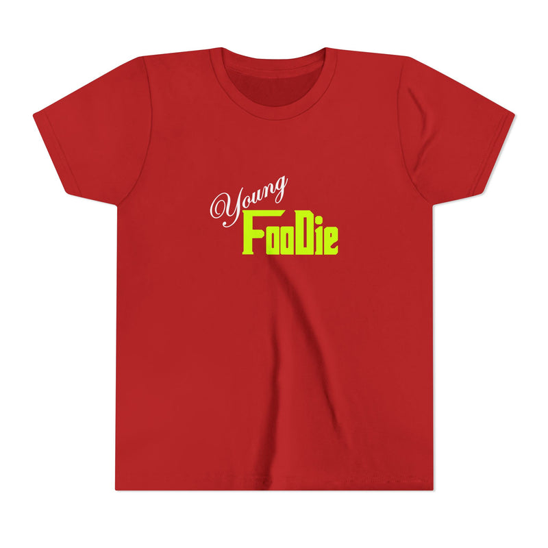L.O.E.F White Young Foodie Short Sleeve Tee (Neon Yellow)