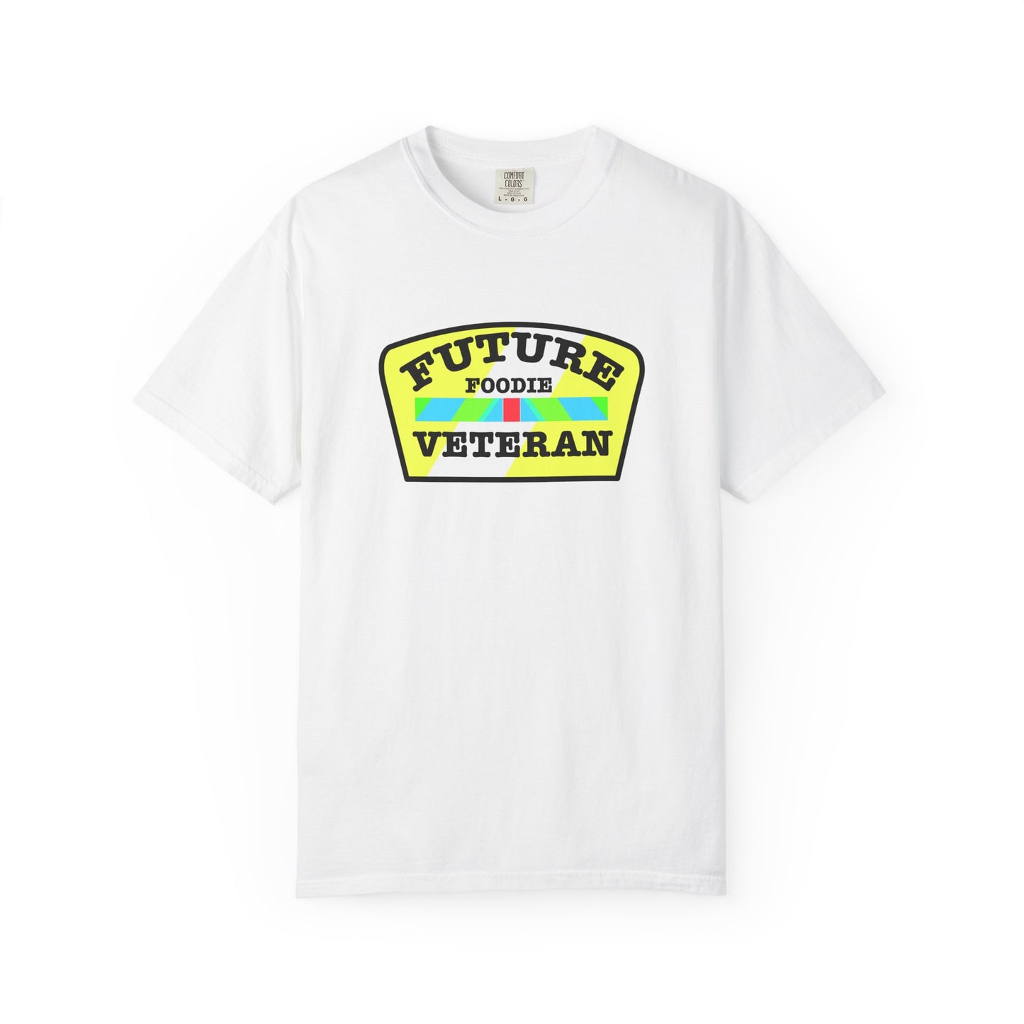L.O.E.F Future Foodie Veteran Unisex Tee Shirt (Yellow and Black)