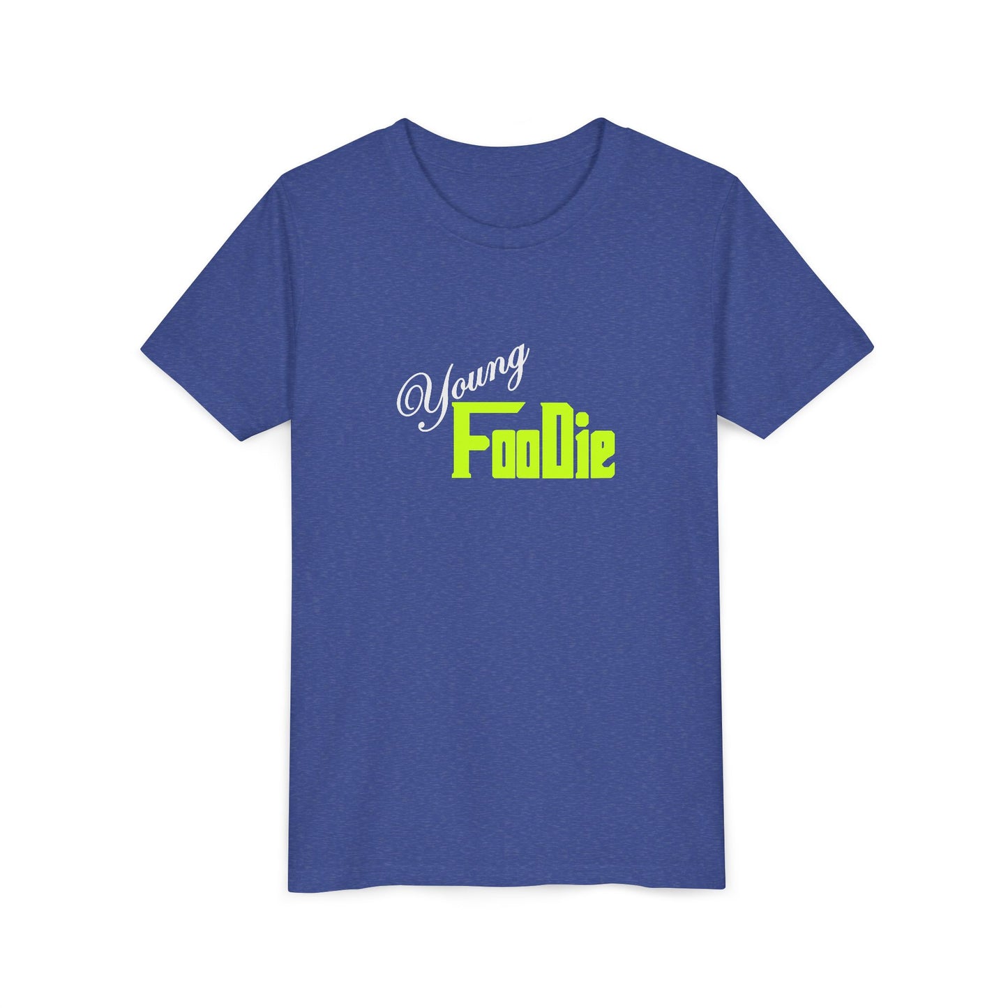 L.O.E.F White Young Foodie Short Sleeve Tee (Neon Yellow)