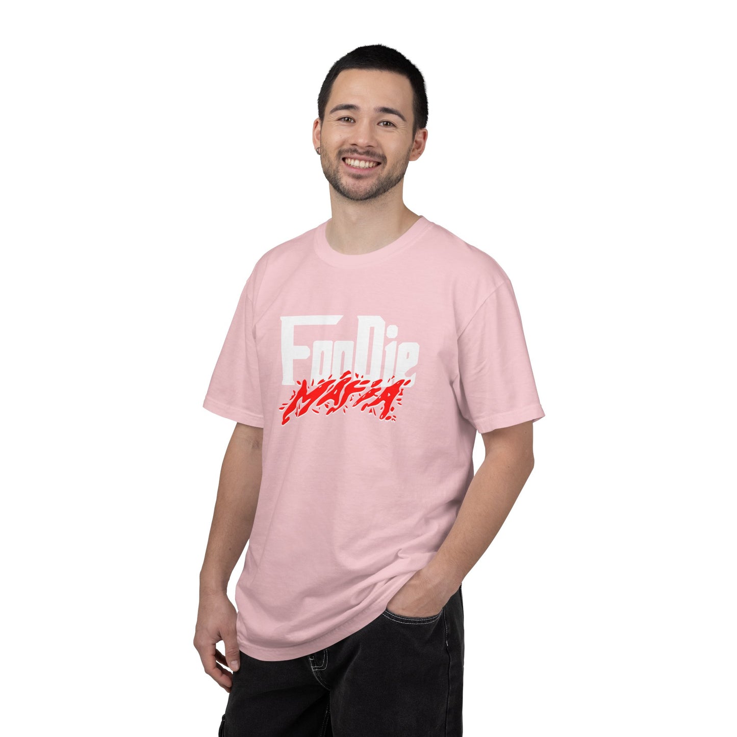 L.O.E.F Foodie Mafia Unisex Tee Shirt  (Red)