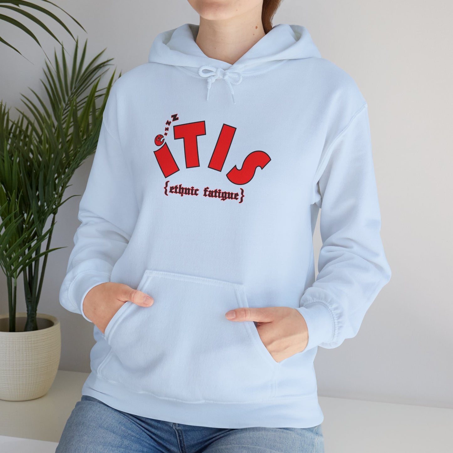L.O.E.F ITIS Unisex Hooded Sweatshirt (Red)