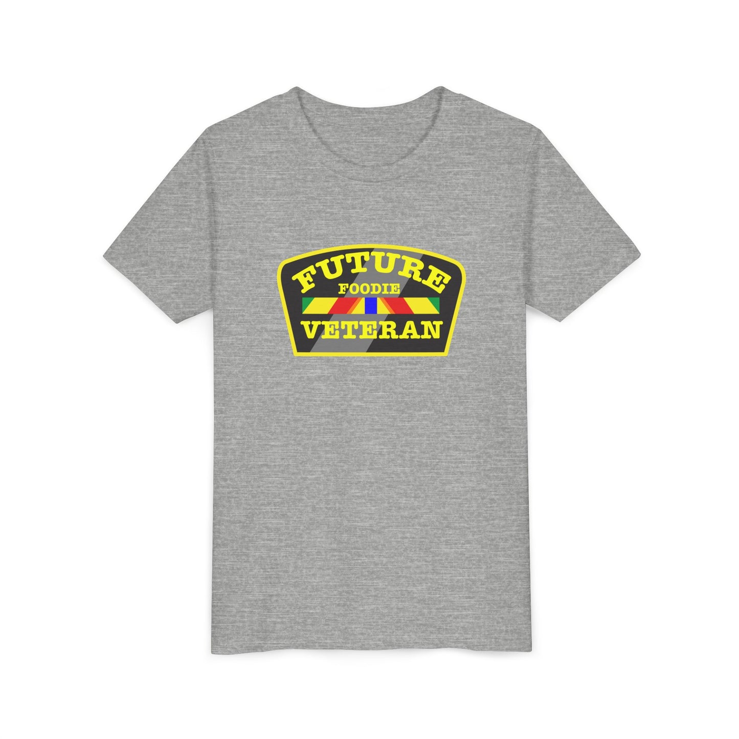 L.O.E.F Future Foodie Veteran Kids Tee Shirt (Yellow)