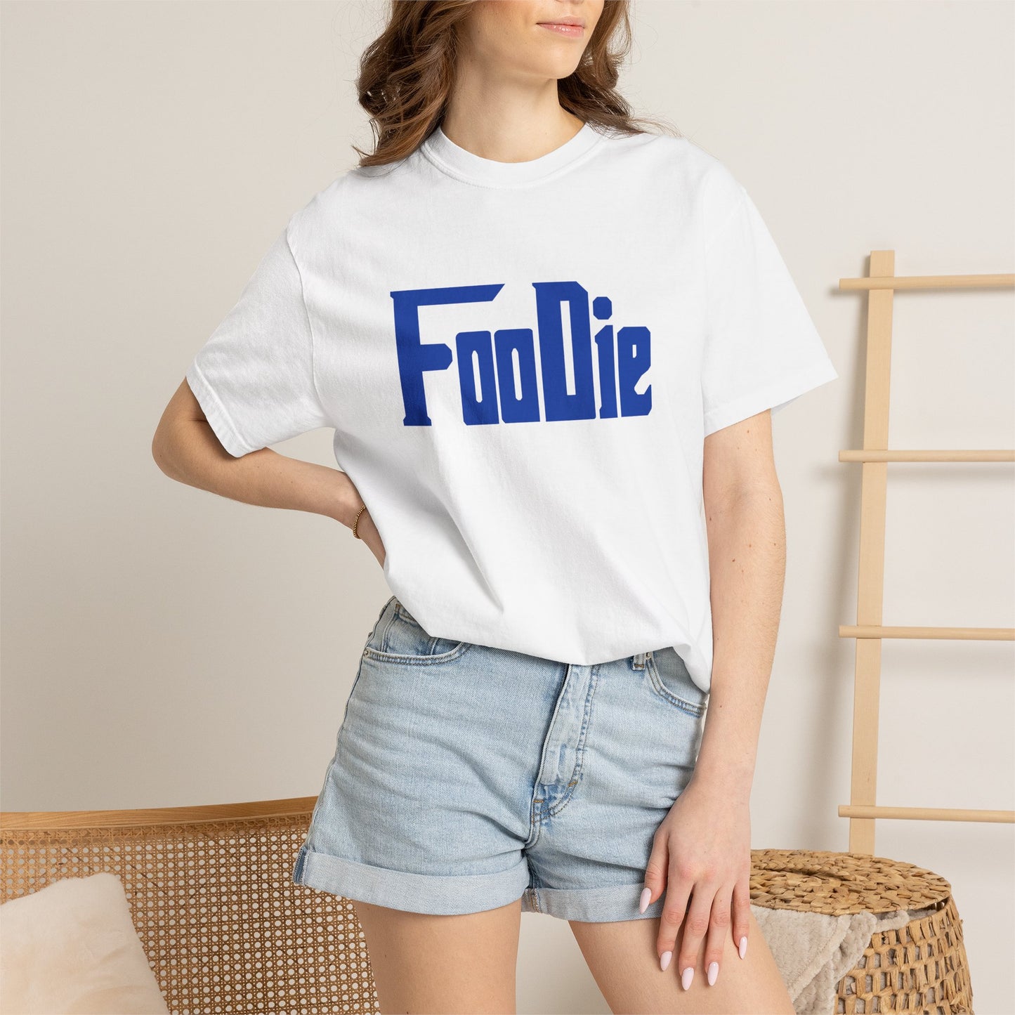 LO.E.F Foodie Unisex Tee Shirt (Cobalt Blue)