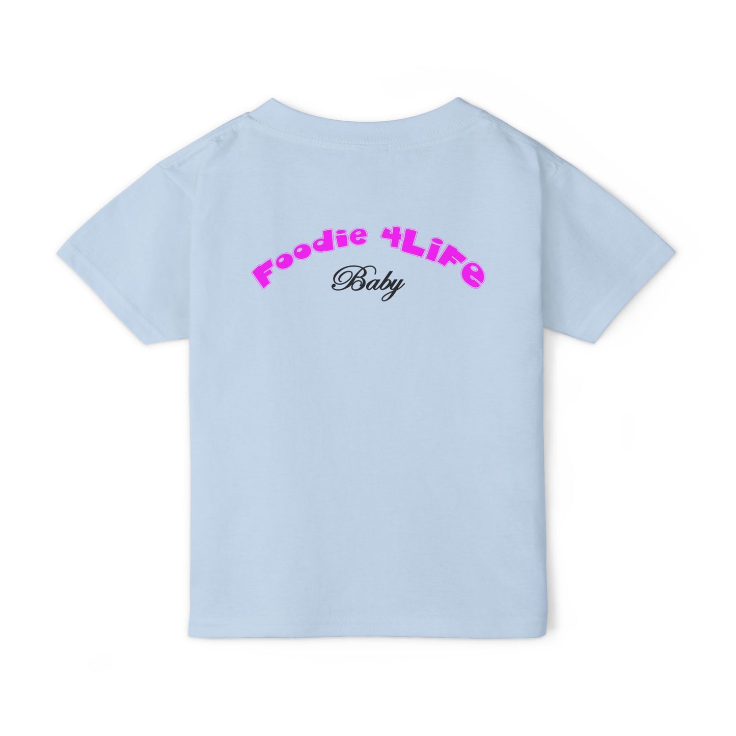 L.O.E.F Foodie 4Life Baby Tee Shirt (Fuchsia)