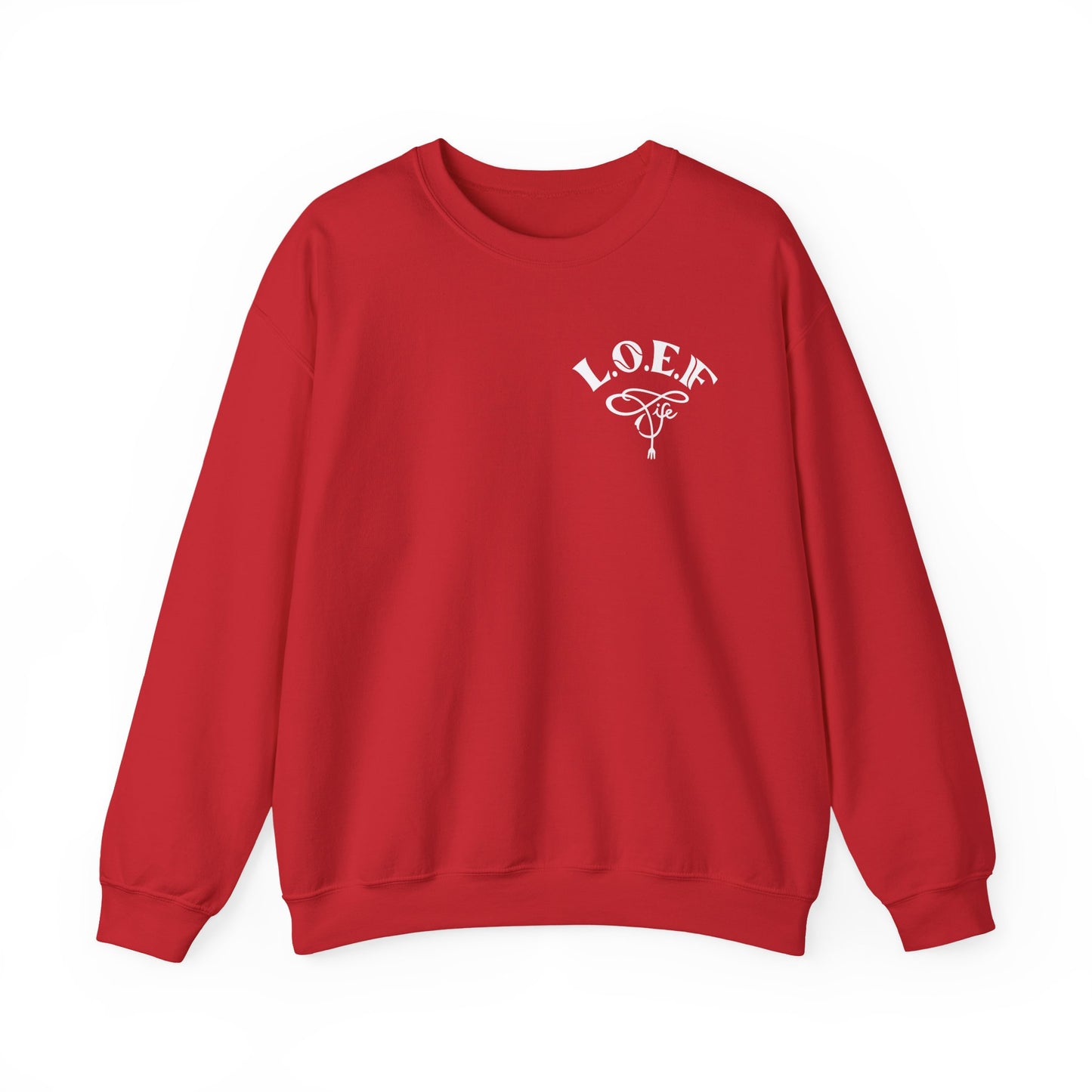 L.O.E.F Foodie 4Life Vegan Sweatshirt (White)