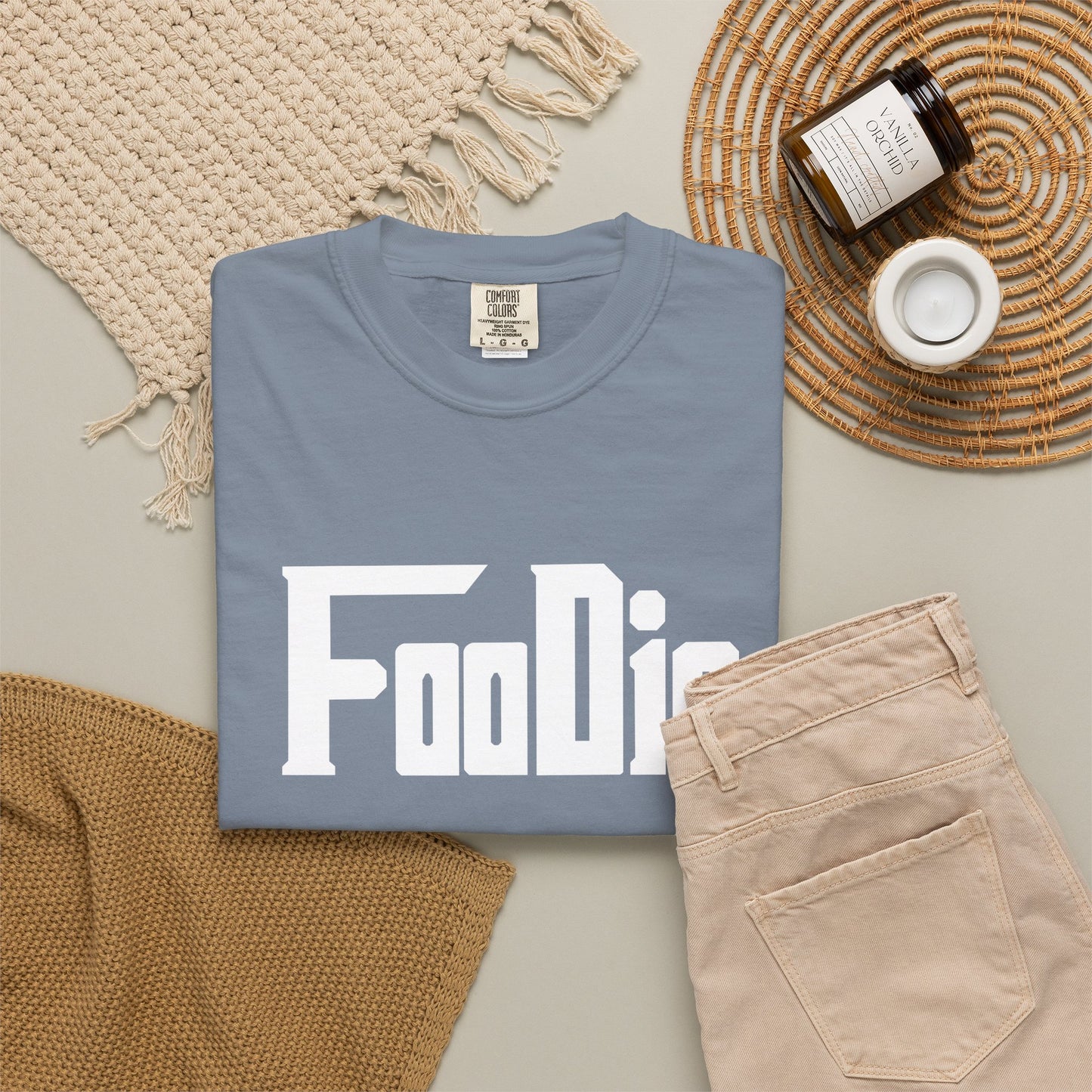 L.O.E.F Foodie Unisex Tee Shirt (White)