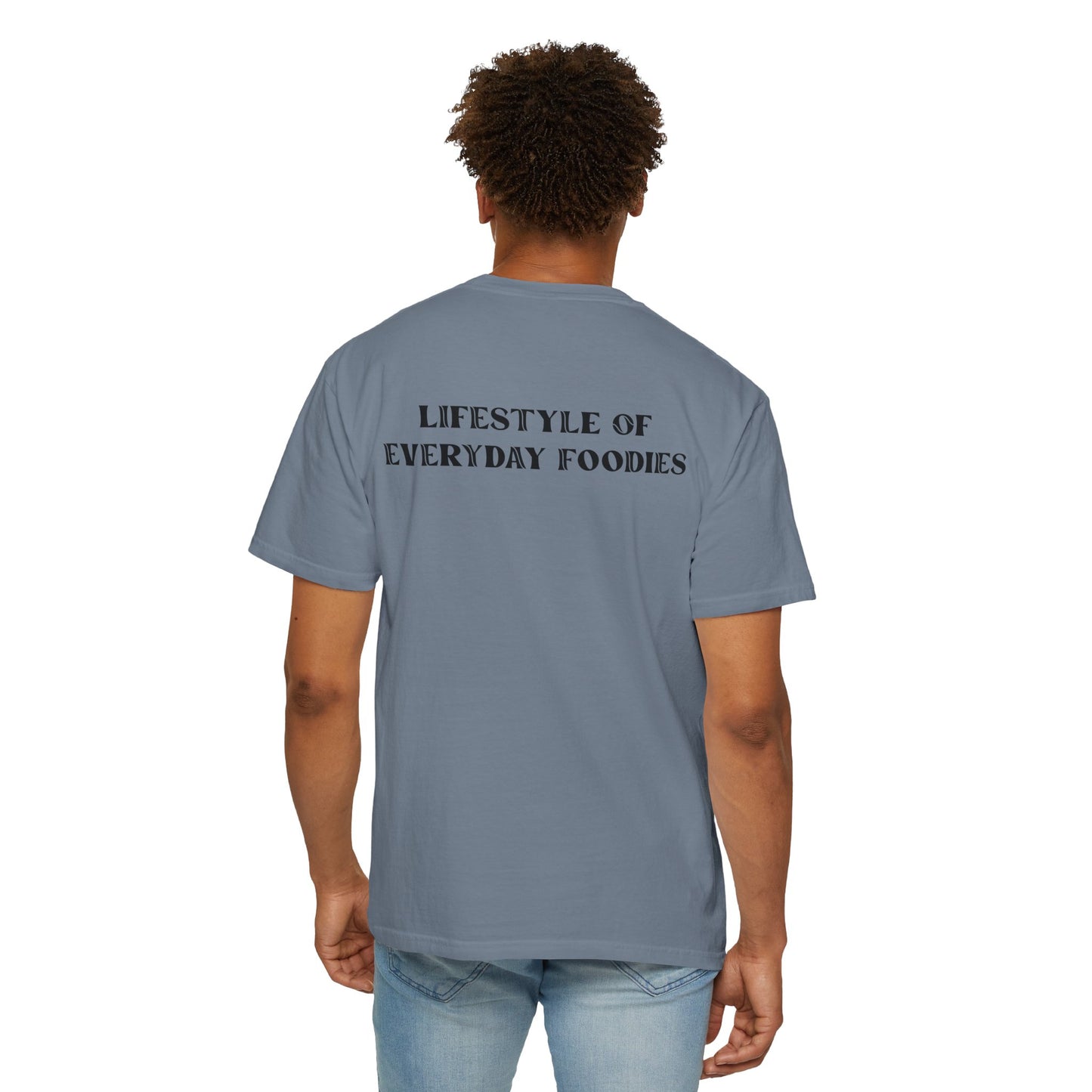 L.O.E.F LIFESTYLE OF EVERYDAY FOODIES Unisex Tee Shirt (Black)