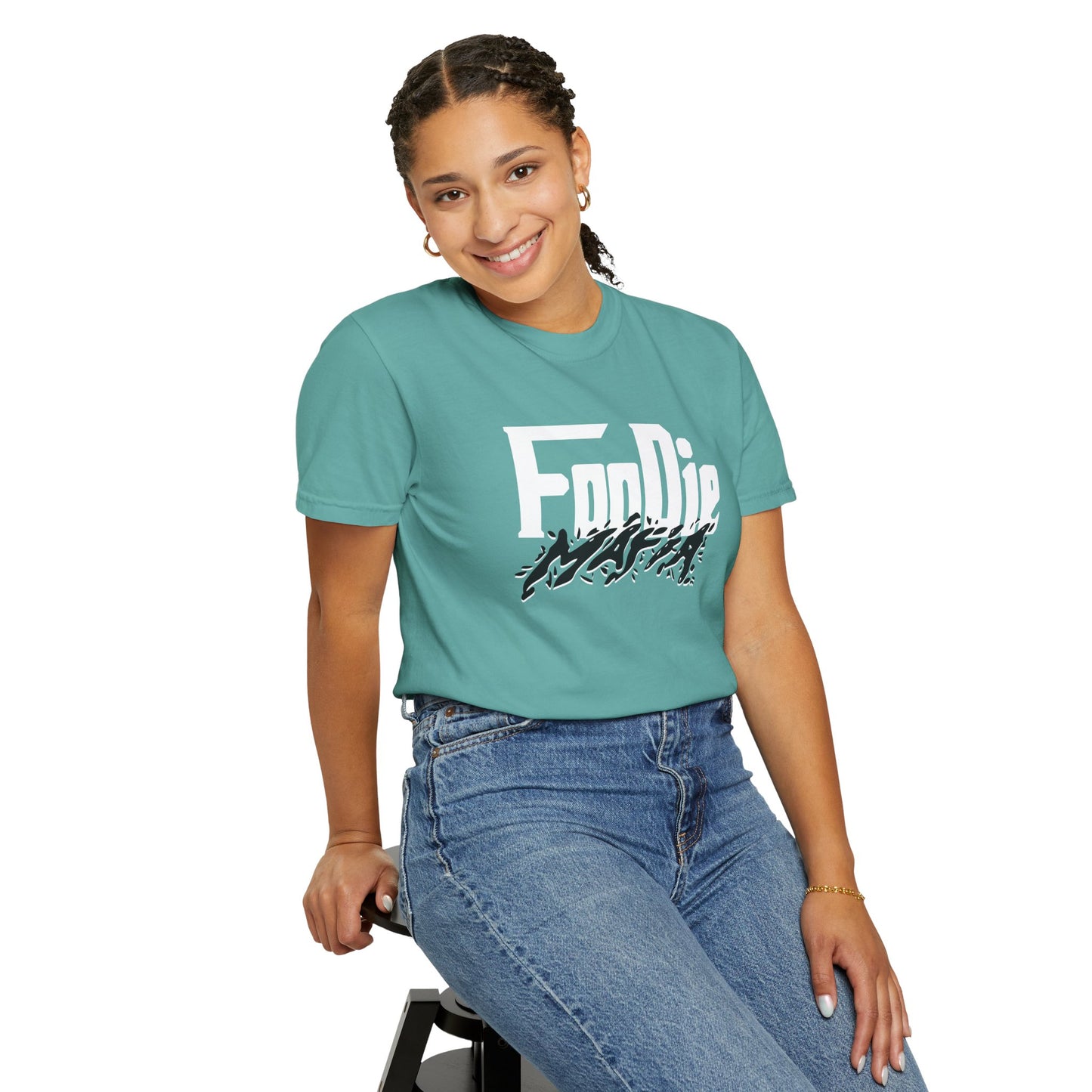 L.O.E.F Foodie Mafia Unisex Tee Shirt  (Black)