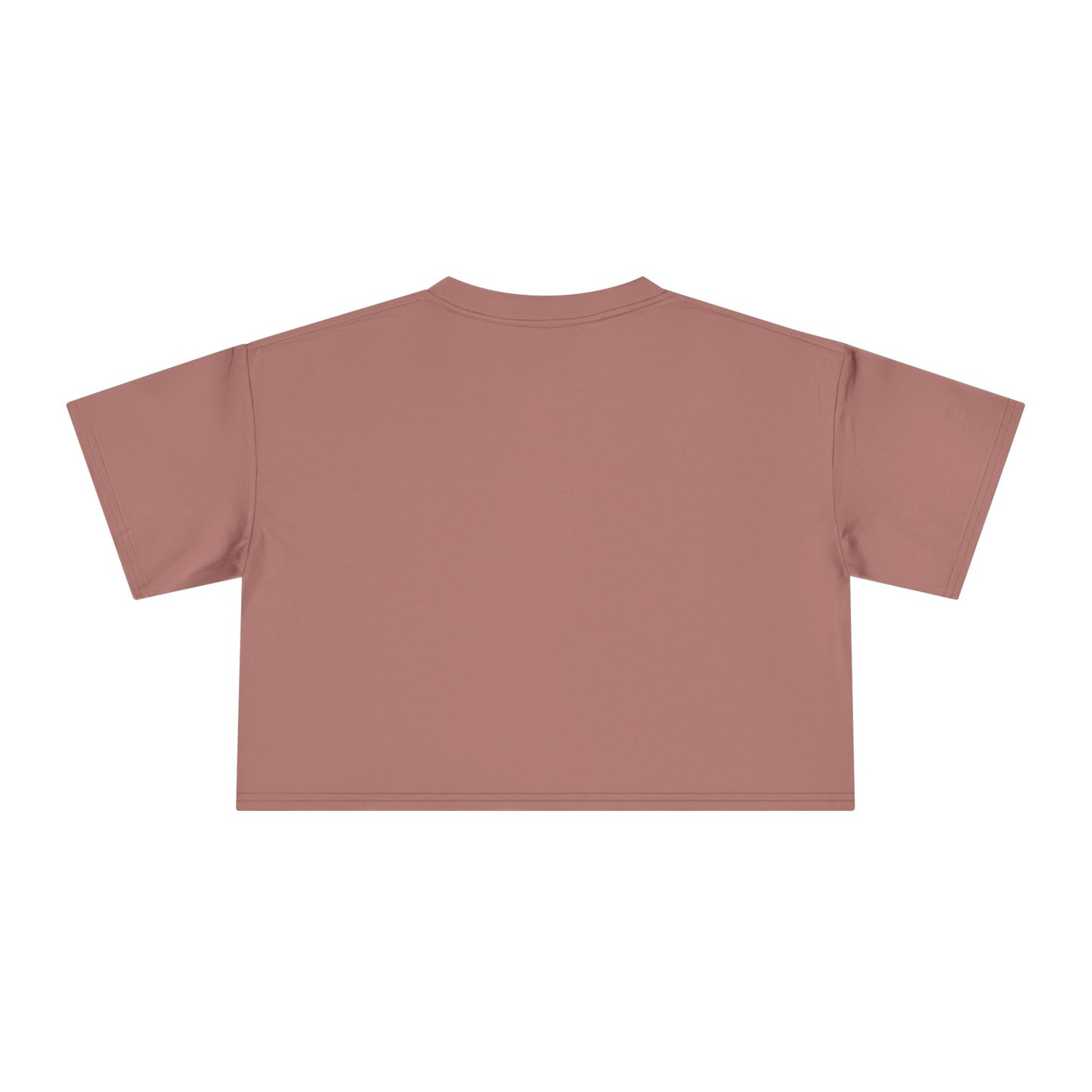 L.O.E.F Women Vegan Foodie Crop Tee (Light Blue)
