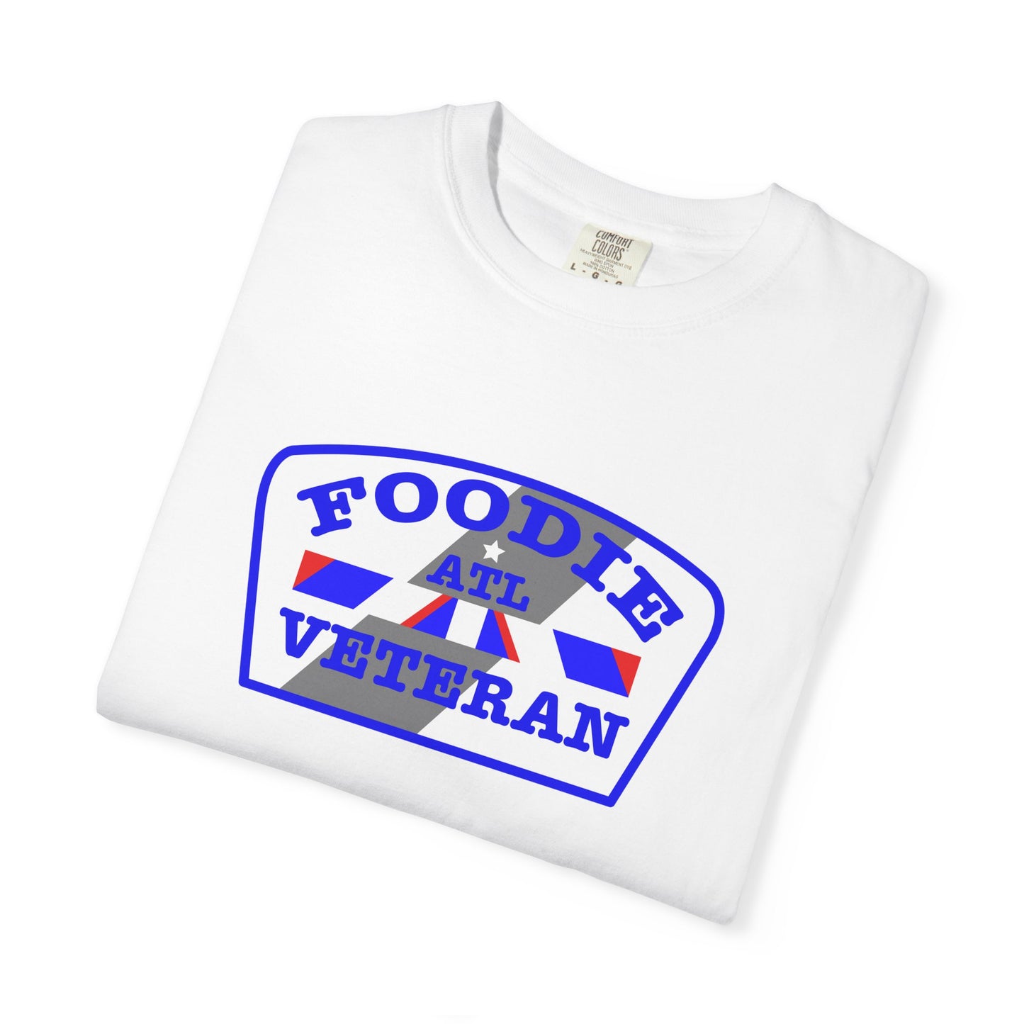 L.O.E.F Foodie Veteran ATL Unisex Tee Shirt (Blue)