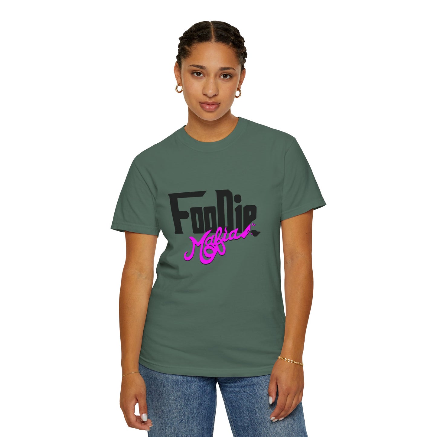 L.O.E.F Foodie Mafia Unisex Tee Shirt (Bright Purple)