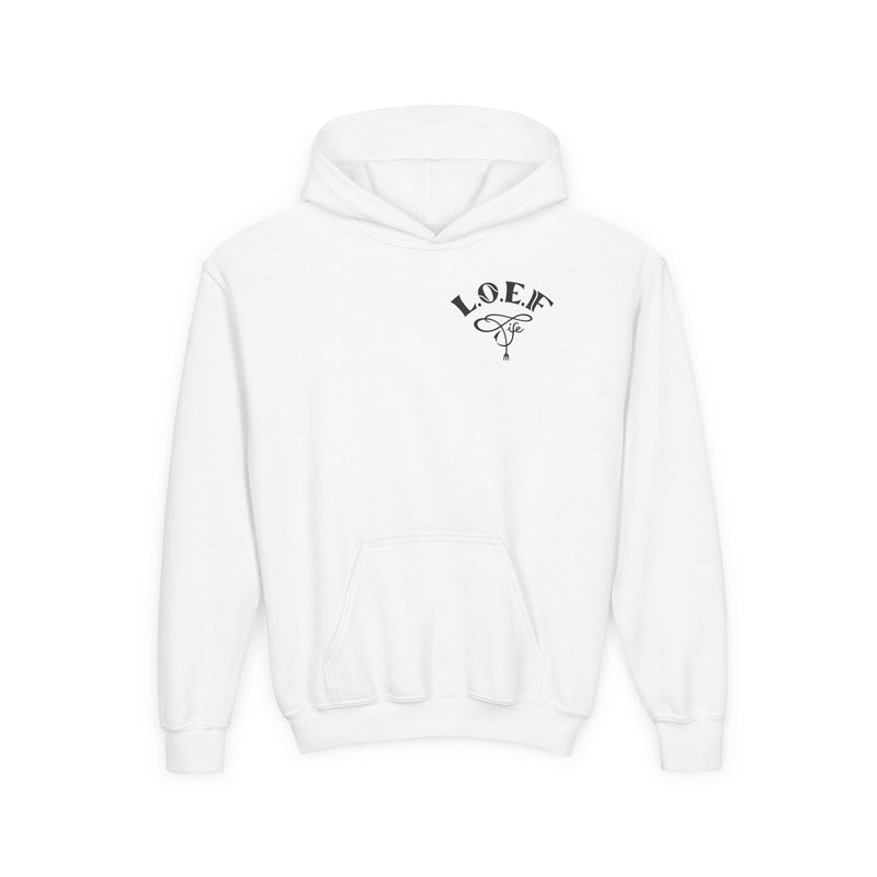 L.O.E.F Foodie 4Life Young Hoodie (Fiery Red)