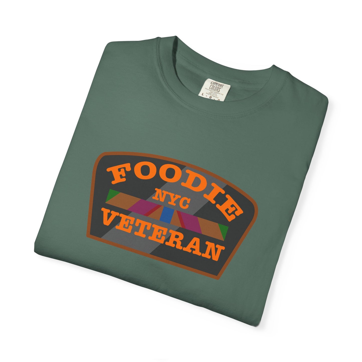 L.O.E.F Foodie Veteran NYC Unisex Tee Shirt (Orange)