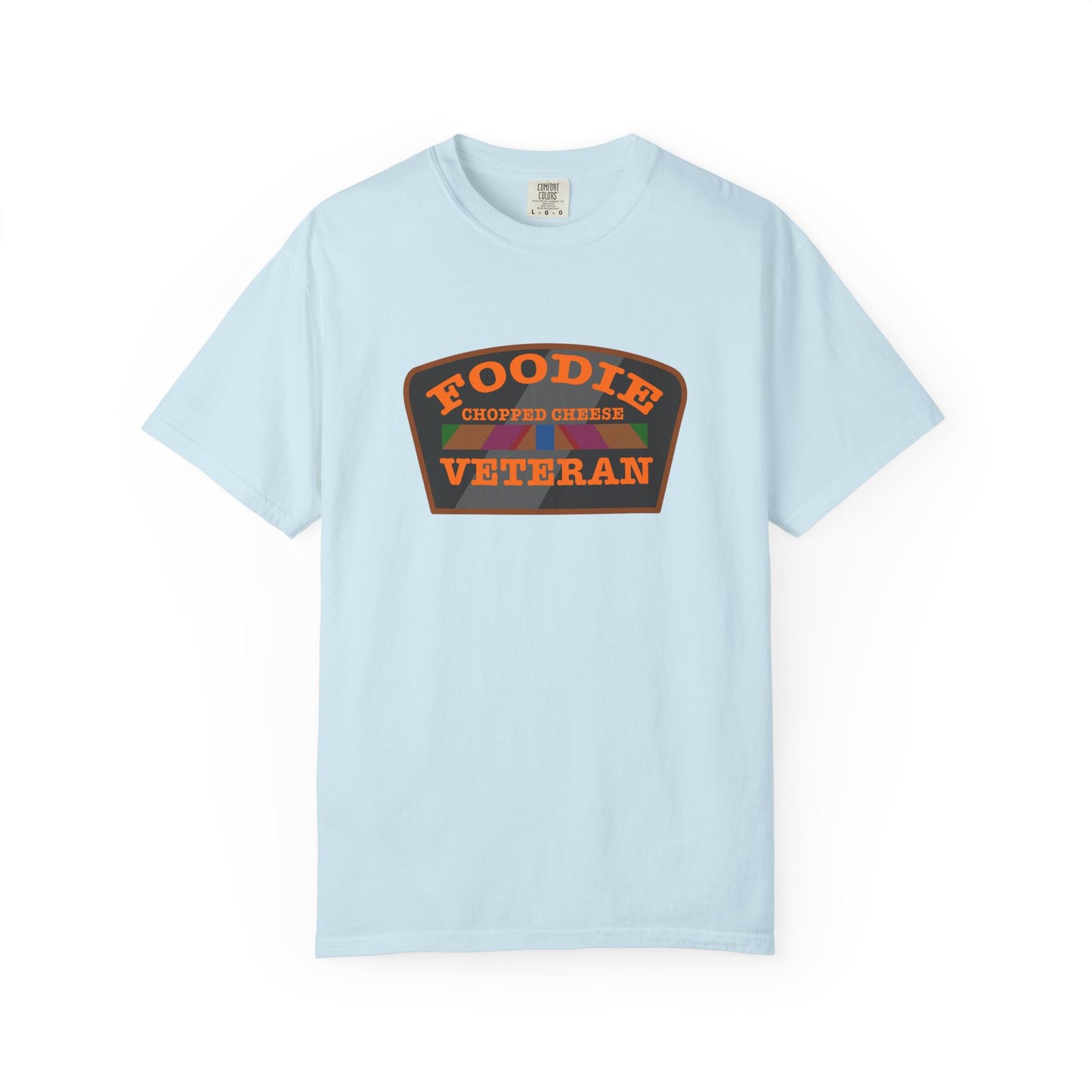 L.O.E.F Foodie Veteran Chopped Cheese Unisex Tee Shirt (Orange)