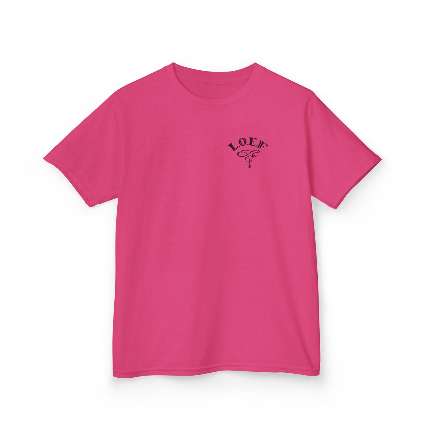 L.O.E.F Foodie 4Life Young Tee Shirt  (Black)