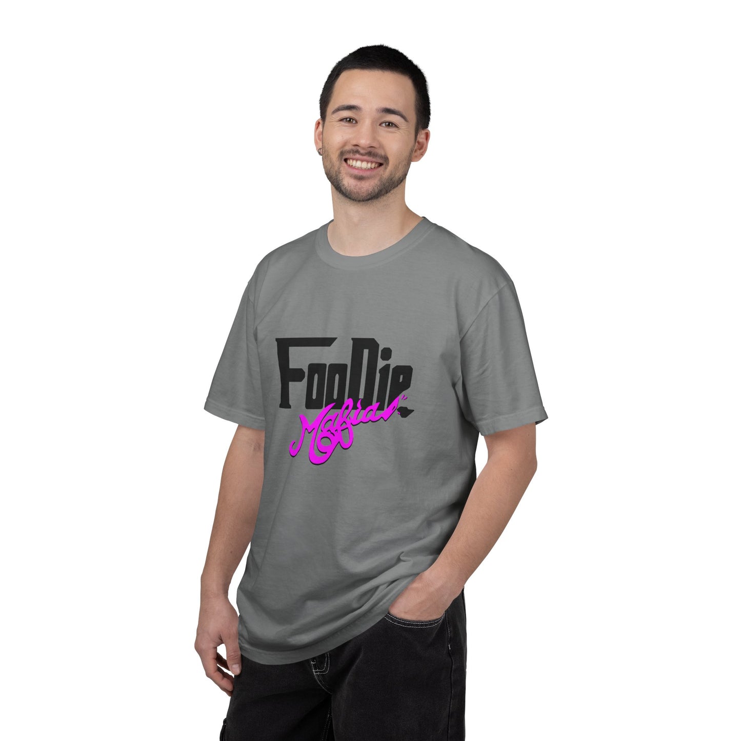 L.O.E.F Foodie Mafia Unisex Tee Shirt (Bright Purple)