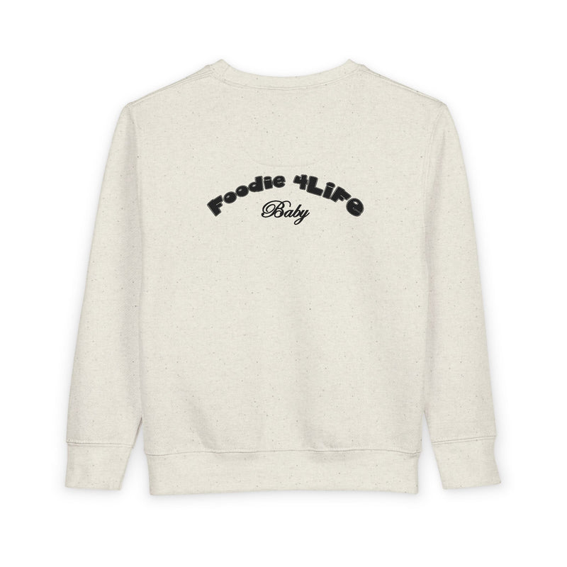 L.O.E.F Foodie 4Life Baby Sweatshirt  (Black)