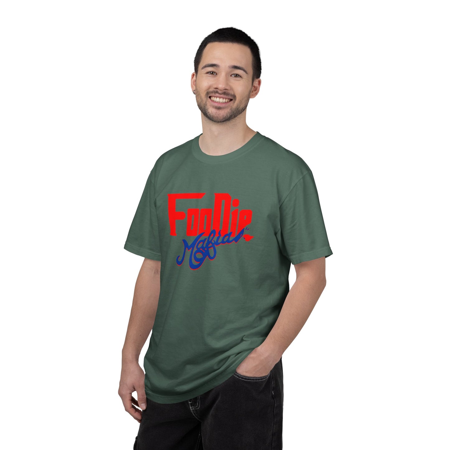 L.O.E.F Red Foodie Mafia Unisex Tee shirt (Cobalt Blue)