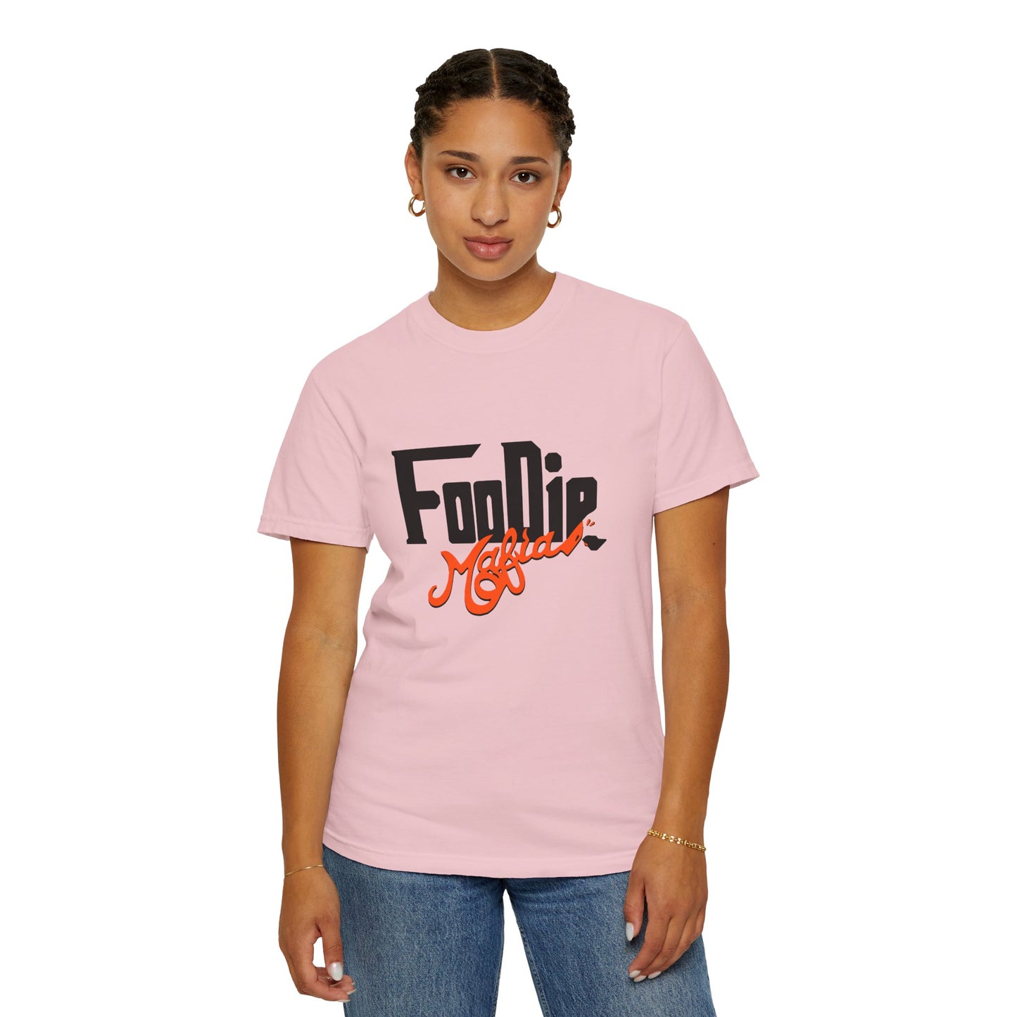 L.O.E.F Foodie Mafia Unisex Tee Shirt (Flat Red)