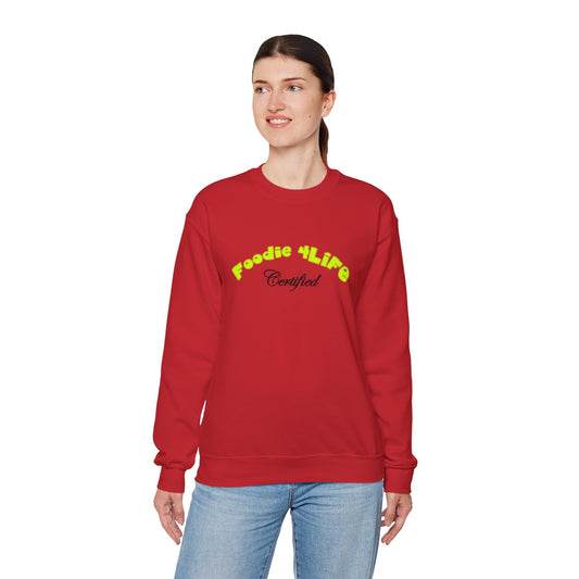 L.O.E.F Foodie 4Life Certified Sweatshirt (Yellow)
