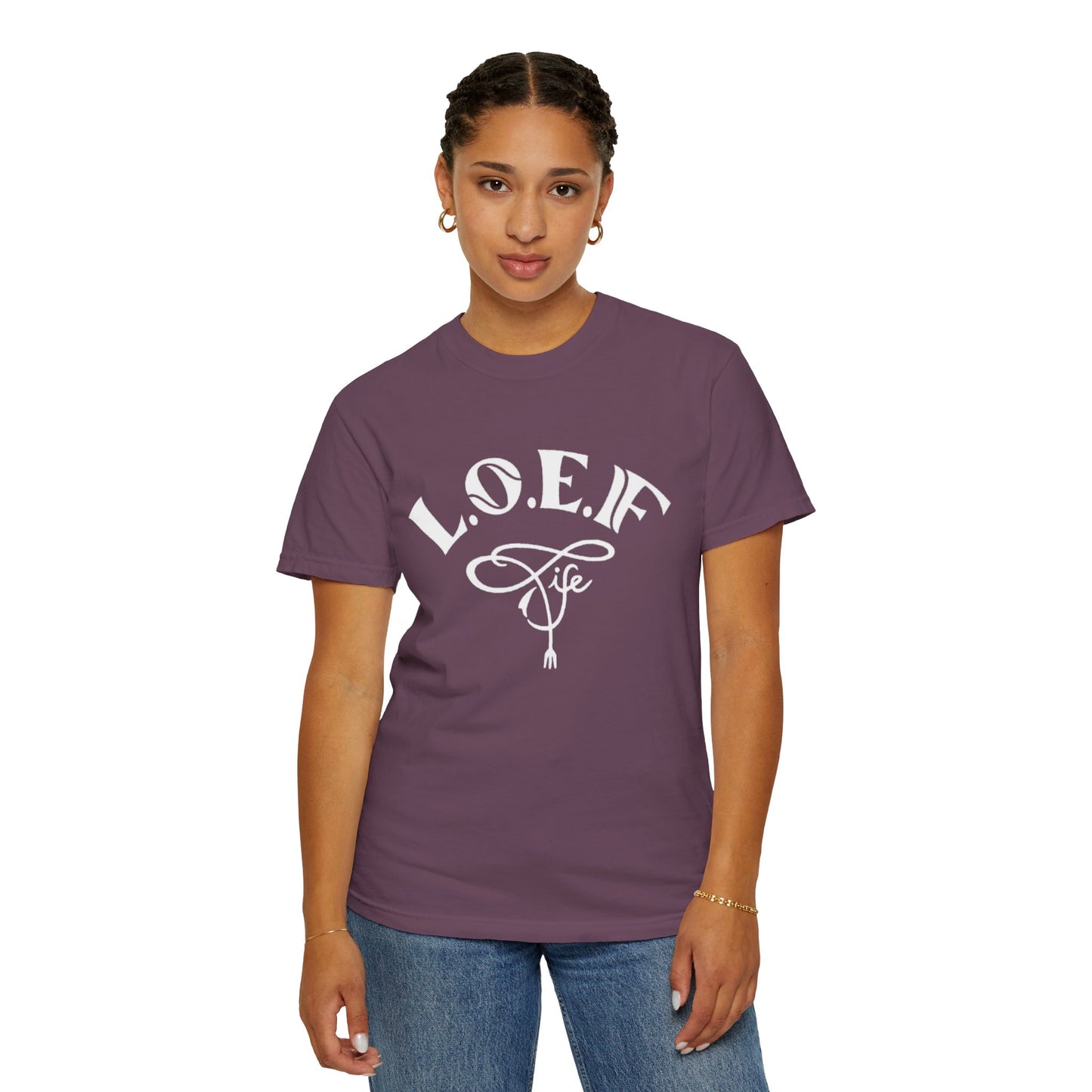 L.O.E.F Life Unisex Tee Shirt (White)