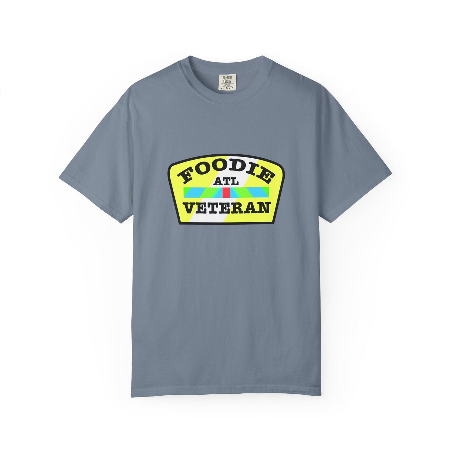 L.O.E.F Foodie Veteran ATL Unisex Tee Shirt (Yellow and Black)