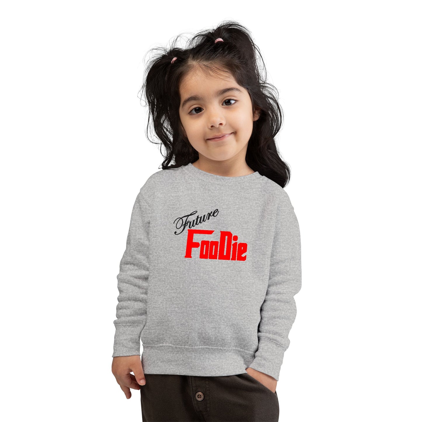 L.O.E.F Future Foodie Toddler Sweatshirt (Fiery Red)