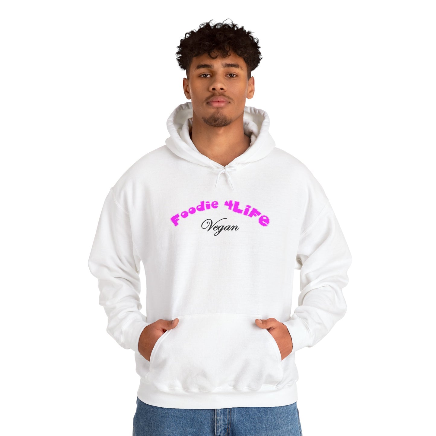 L.O.E.F Foodie 4Life Vegan Hoodie (Fuchsia)