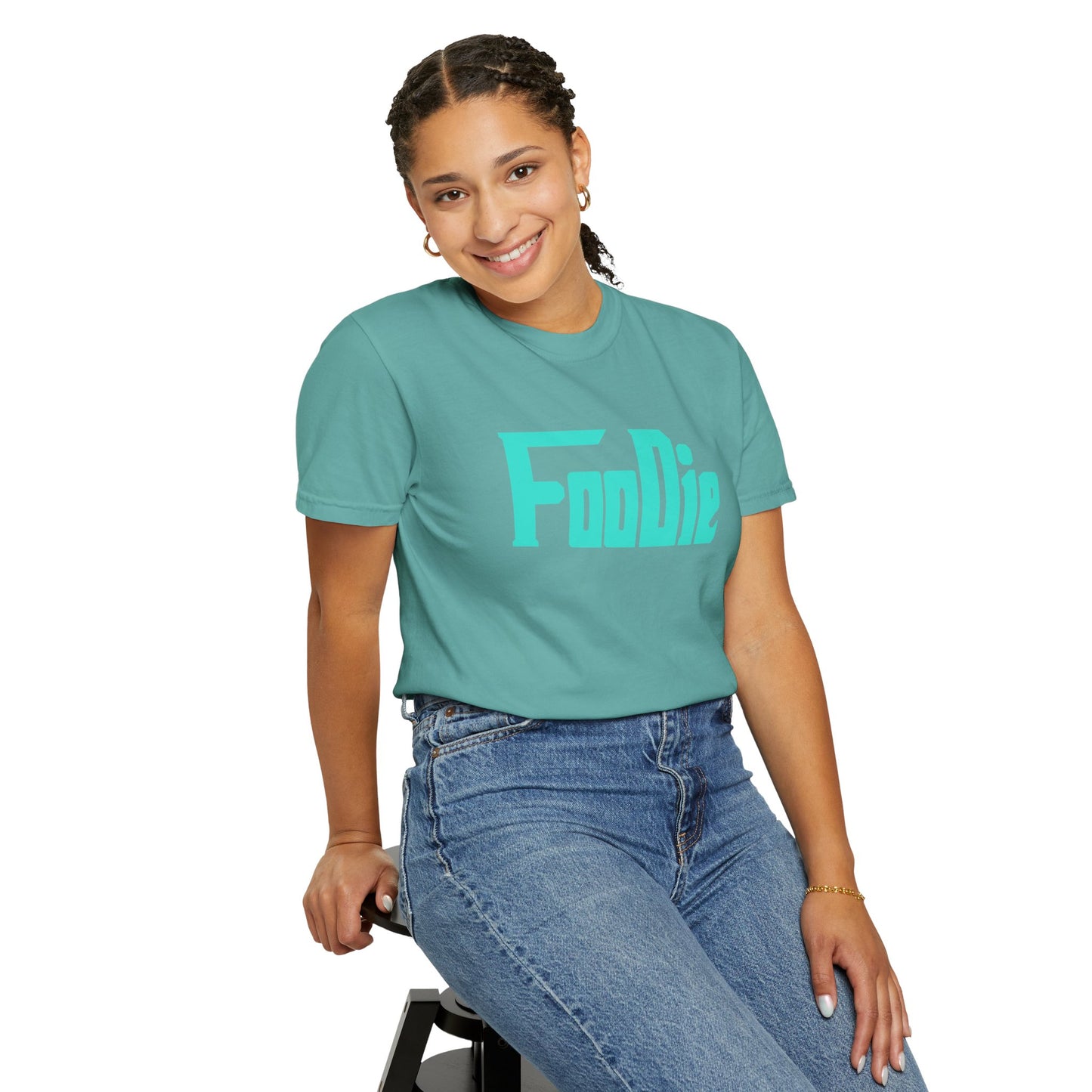 L.O.E.F Foodie Unisex Tee Shirt (Turquoise)