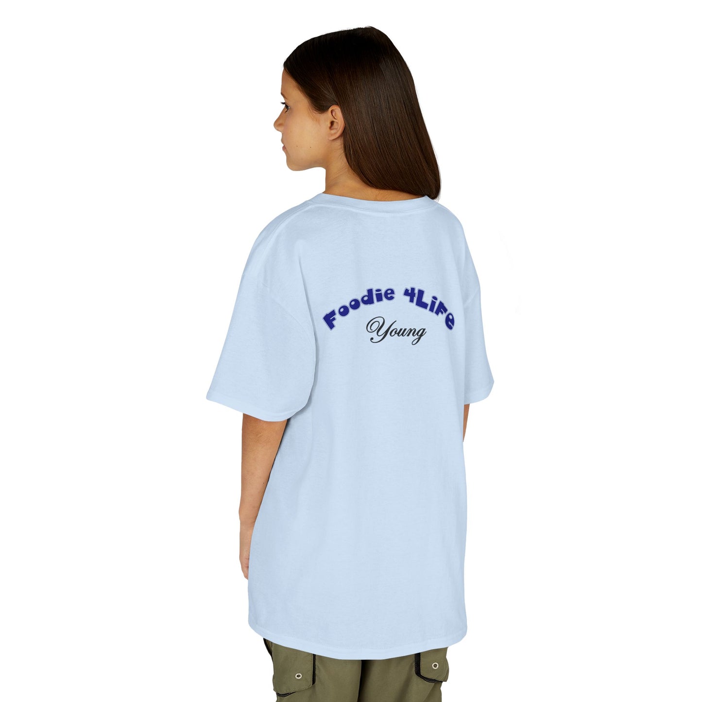 L.O.E.F Foodie 4Life Young Tee Shirt  (Dark Blue)