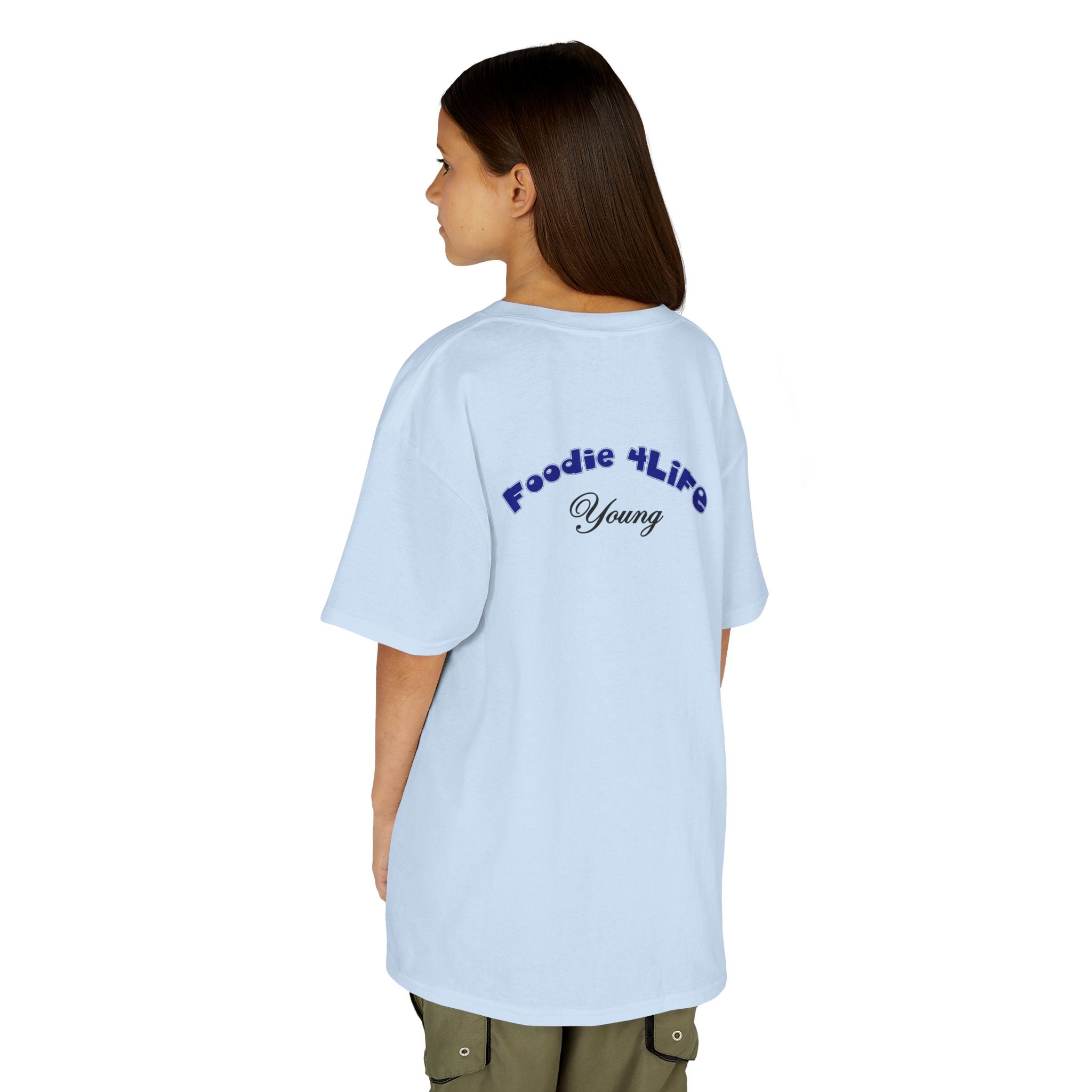 L.O.E.F Foodie 4Life Young Tee Shirt  (Dark Blue)