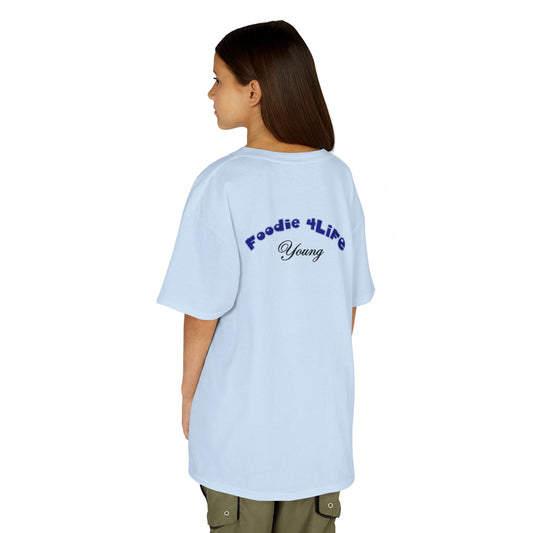L.O.E.F Foodie 4Life Young Tee Shirt  (Dark Blue)
