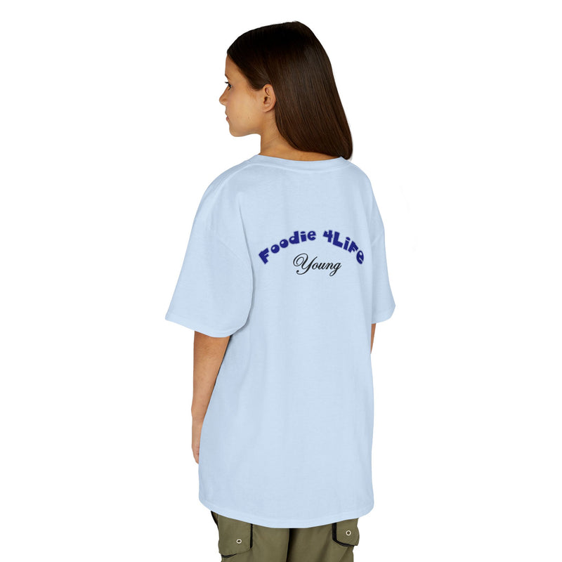 L.O.E.F Foodie 4Life Young Tee Shirt  (Dark Blue)