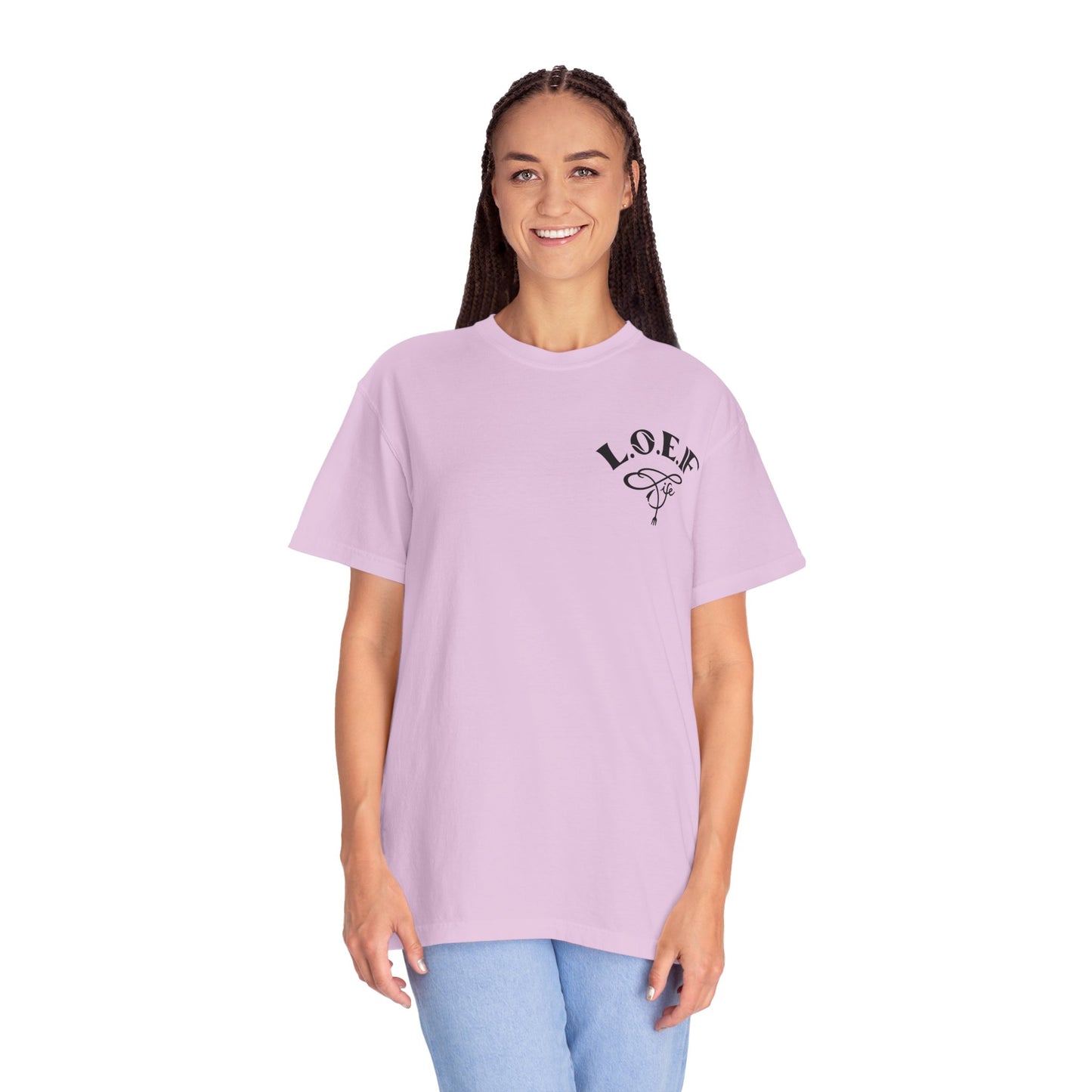 L.O.E.F Foodie 4Life Vegan Unisex Tee Shirt (Neon Green)