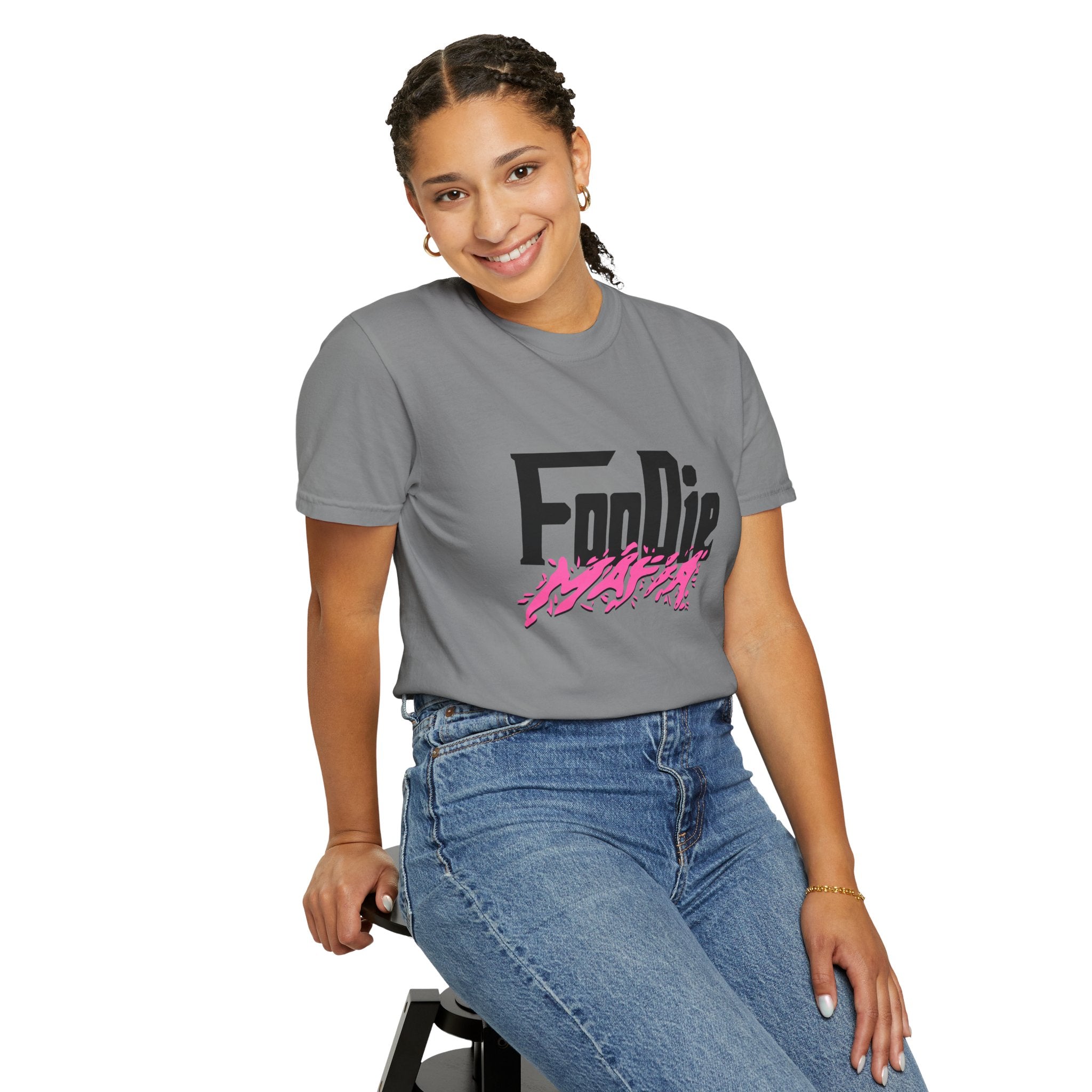 L.O.E.F Foodie Mafia Tee Shirt (Hot Pink)