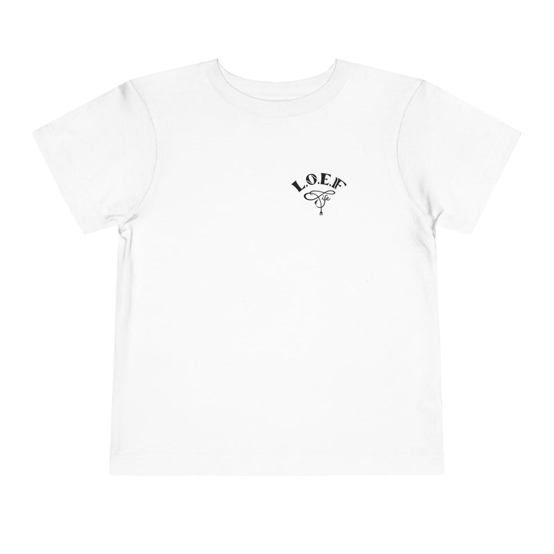 L.O.E.F Foodie 4Life Baby Tee Shirt (Soft Pink)