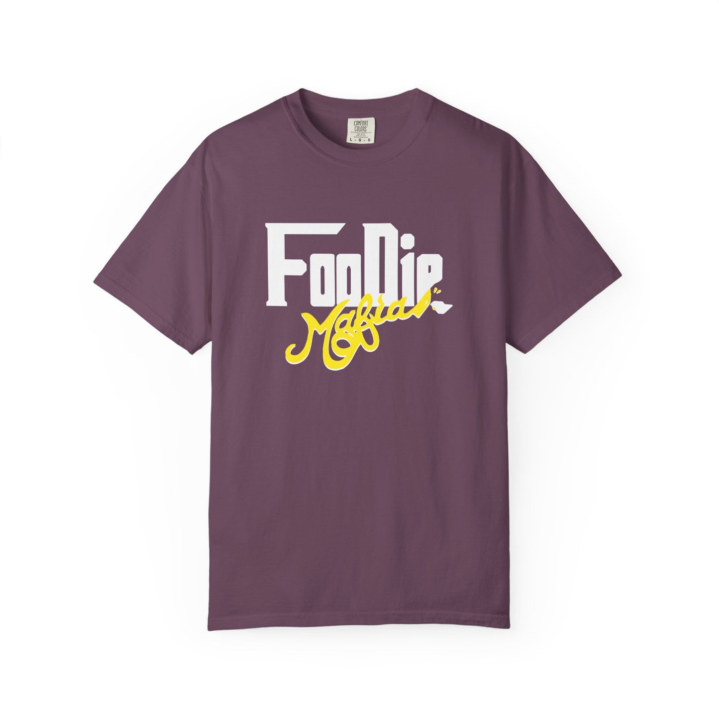 L.O.E.F Foodie Mafia Unisex Tee Shirt  (Yellow)