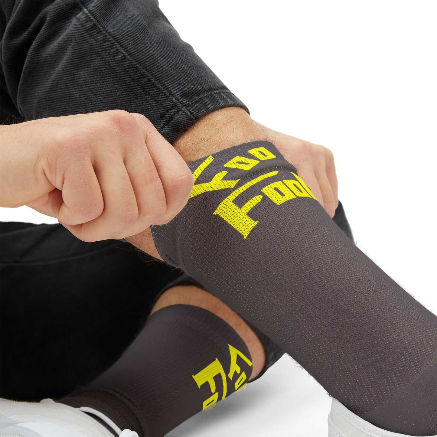 L.O.E.F Foo Foo Foodie Socks (Bright Yellow)