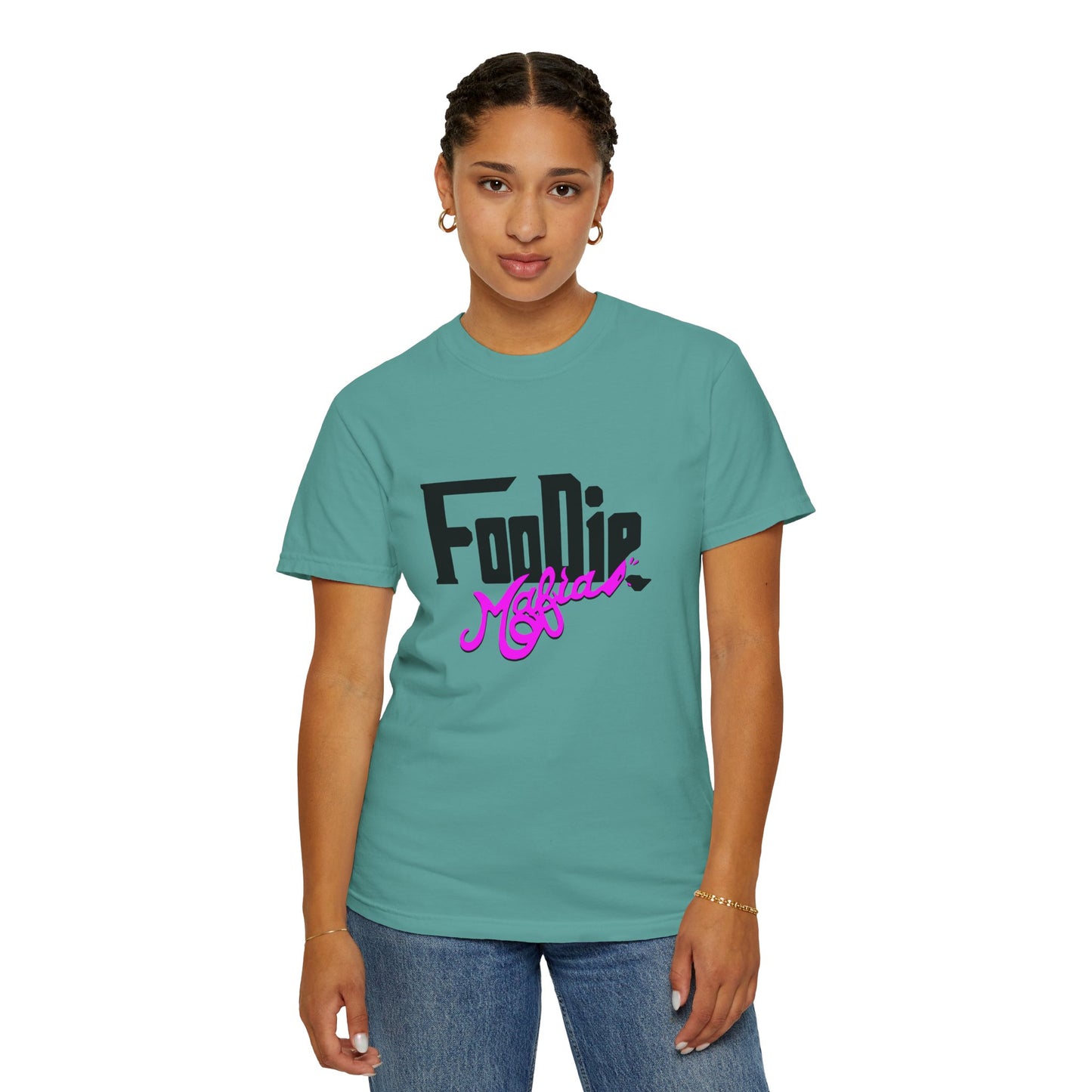L.O.E.F Foodie Mafia Unisex Tee Shirt (Bright Purple)