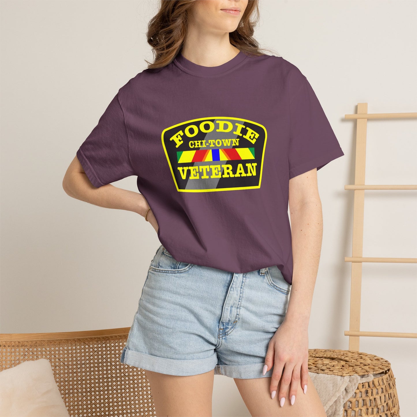 L.O.E.F Foodie Veteran CHI-TOWN Unisex Tee Shirt
