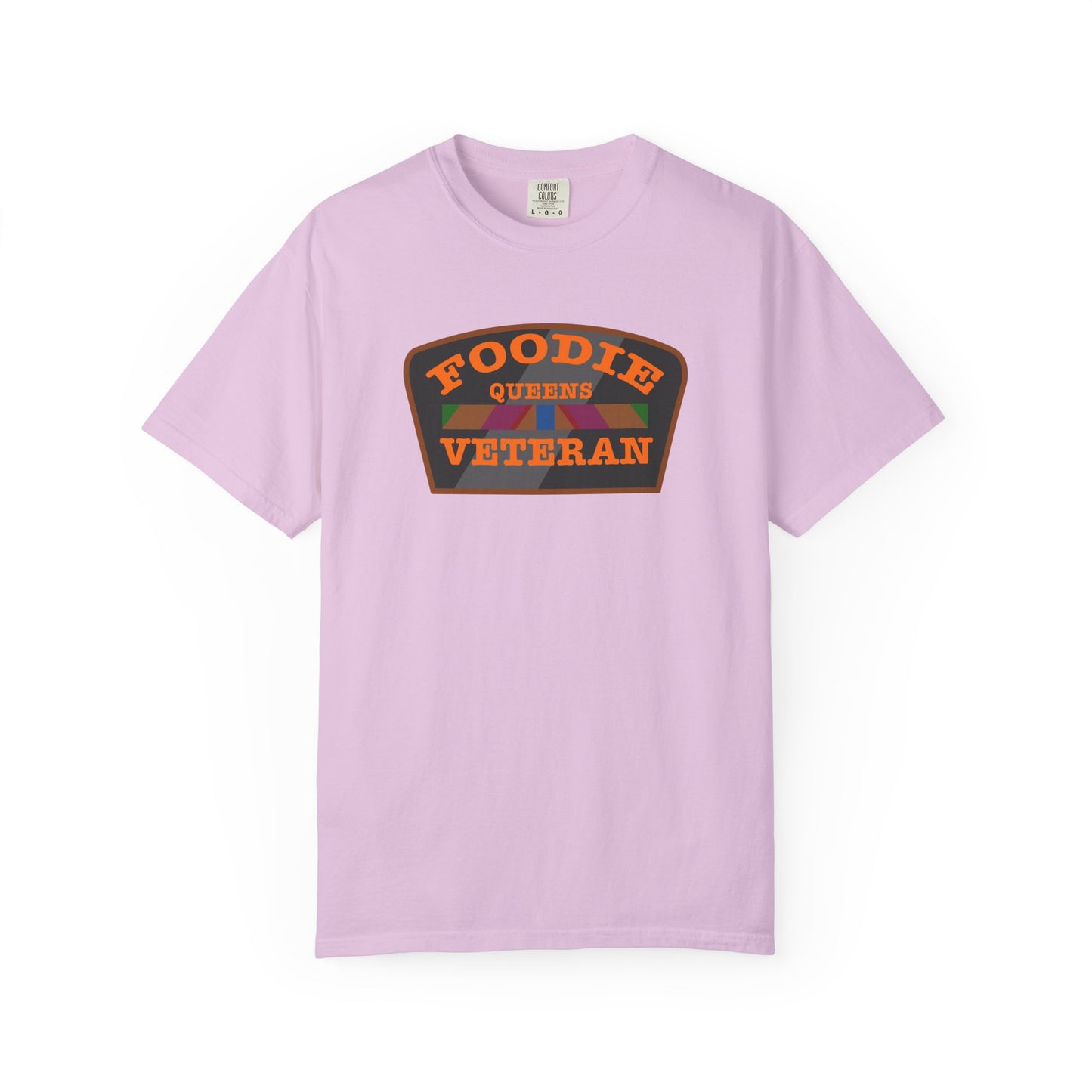 L.O.E.F Foodie Veteran QUEENS Unisex Tee Shirt (Orange)