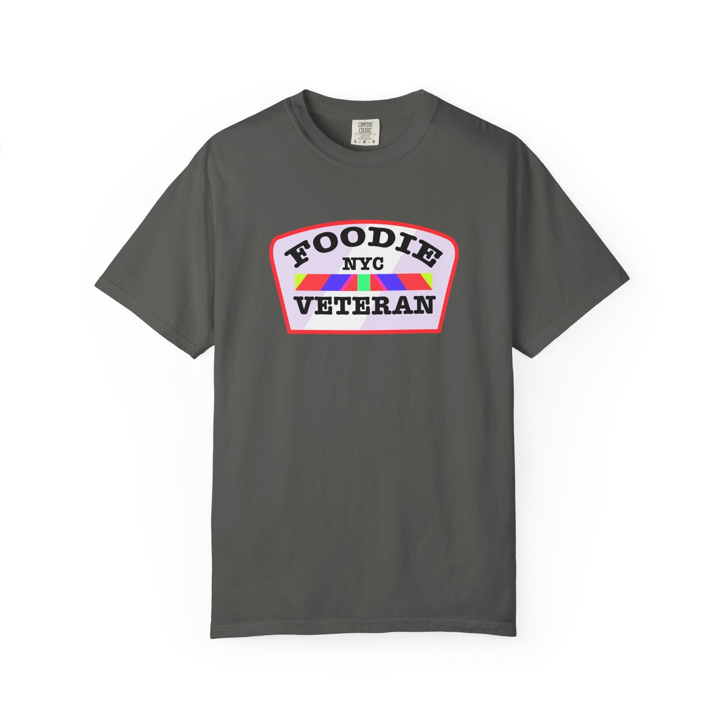 L.O.E.F Foodie Veteran NYC Unisex Tee Shirt (Soft Pink)
